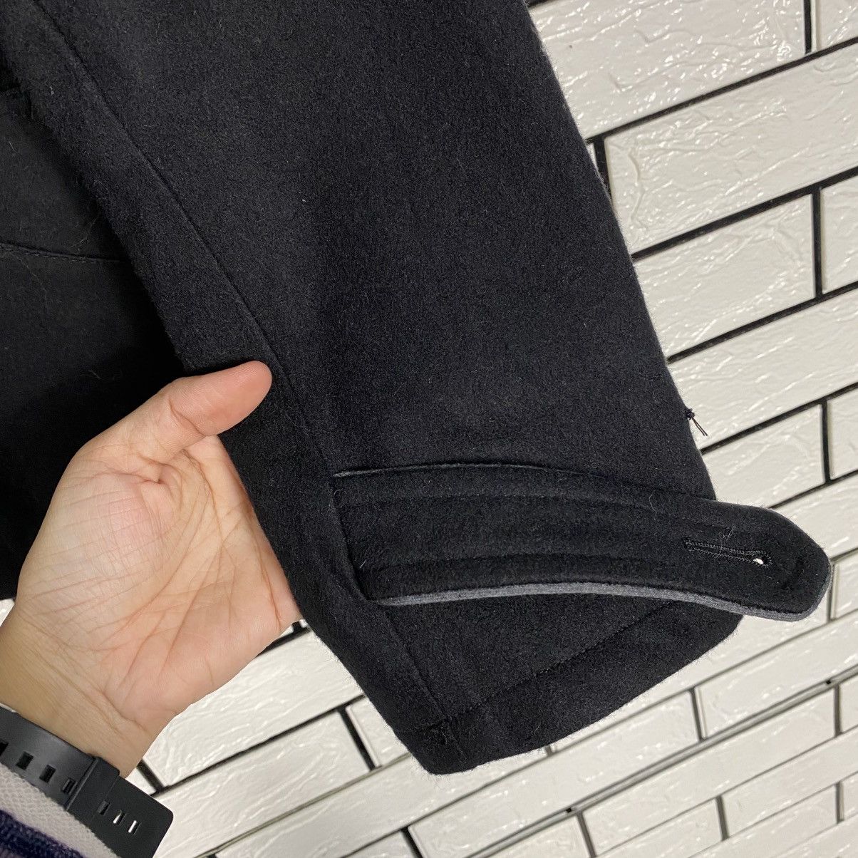 PPFM 📌Biker Wool Duffle Jacket PPFM Bondage Issey Miyake Size US L / EU 52-54 / 3 - 16 Thumbnail