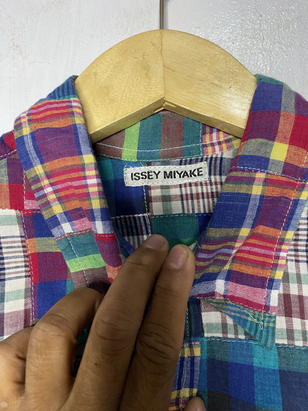 Comme des Garcons Homme Plus issey miyake patchwork shirt Size US M / EU 48-50 / 2 - 5 Thumbnail