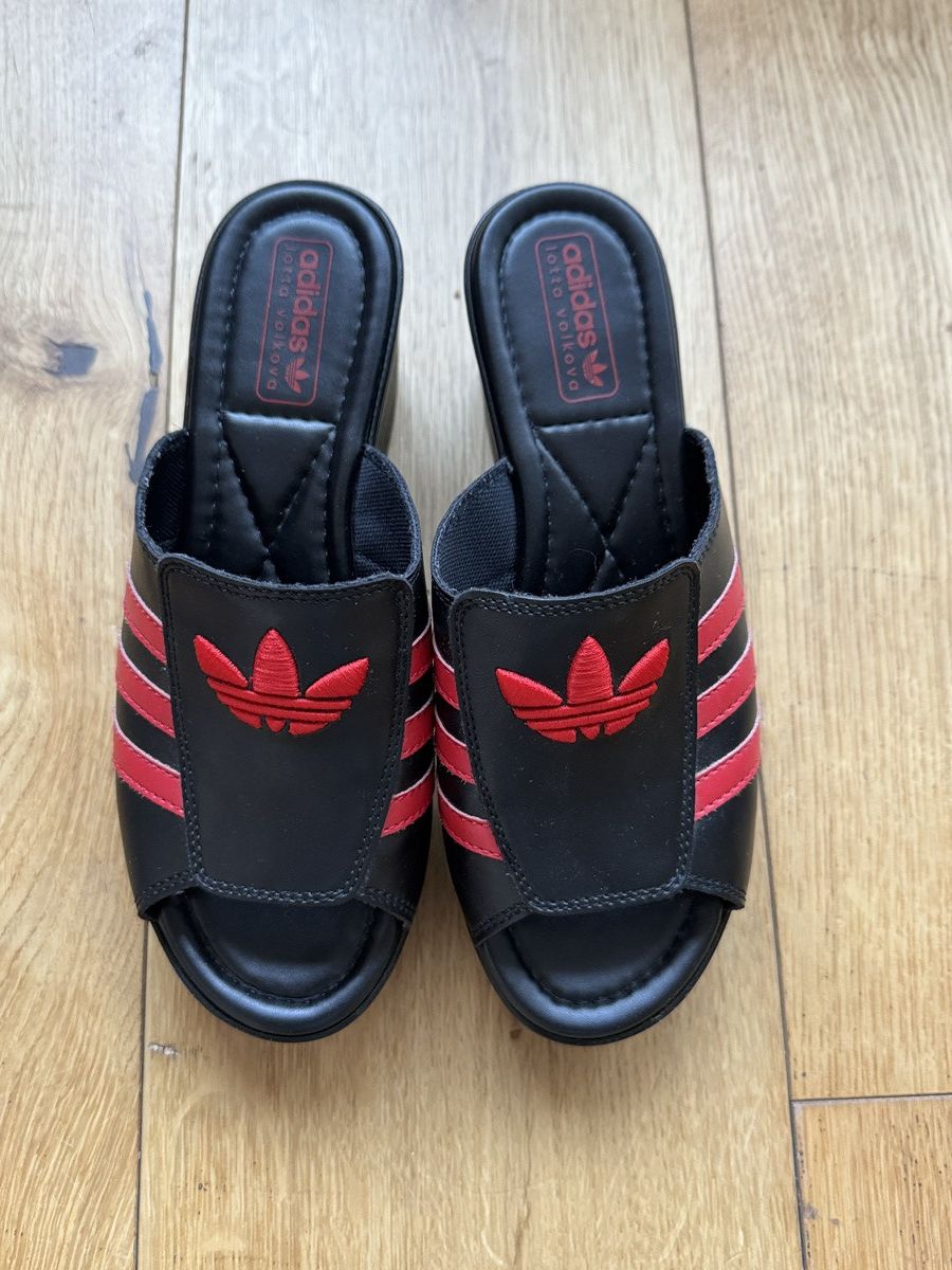 adidas gazelle silver green womens adidas | x Lotta Volkova SL72 Red / Blue main image 0