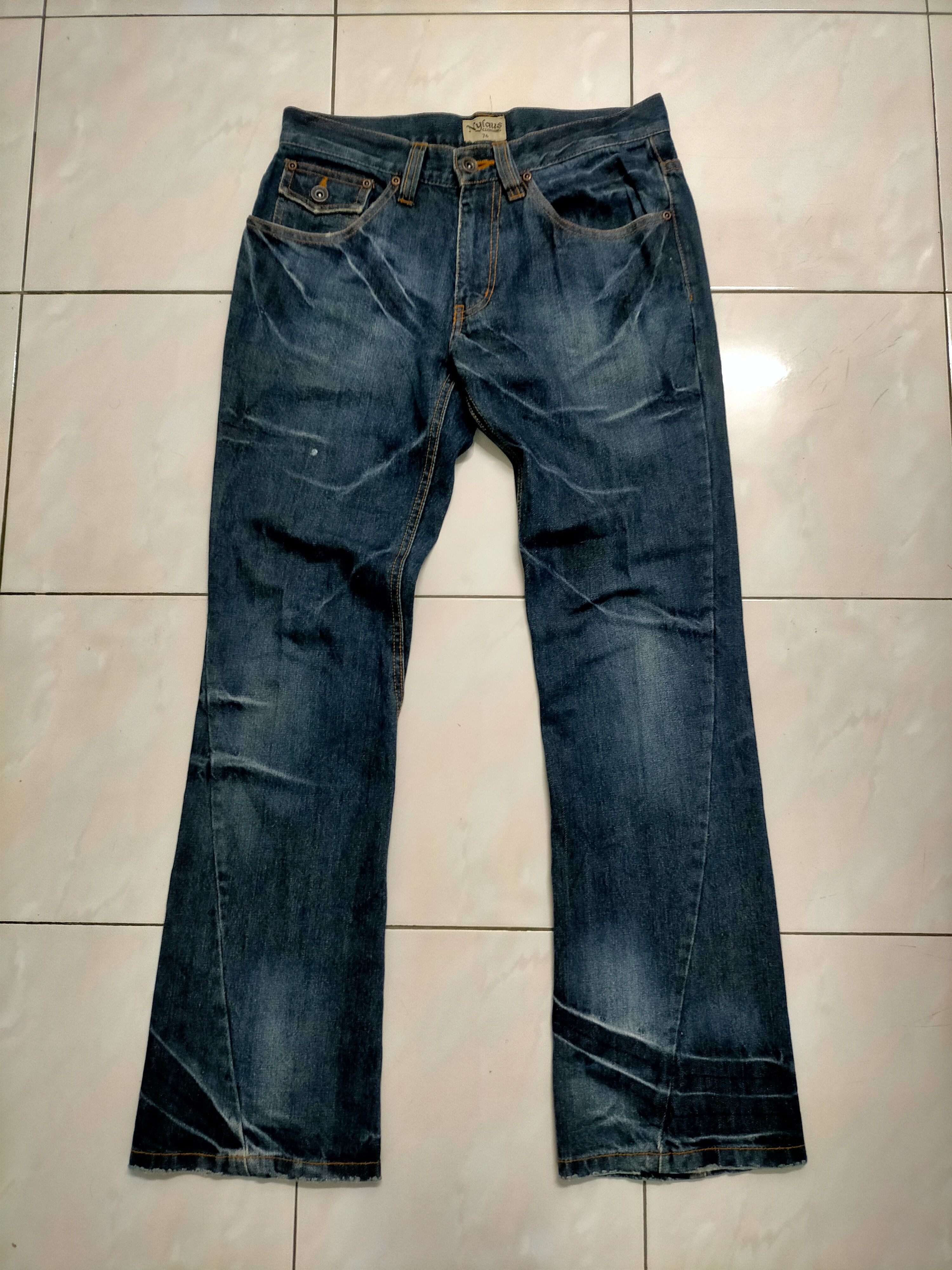 If Six Was Nine × Seditionaries × Tornado Mart 🔥Flare🔥Nylaus Rare Embroidery Wings Jeans Size US 31 - 4 Thumbnail