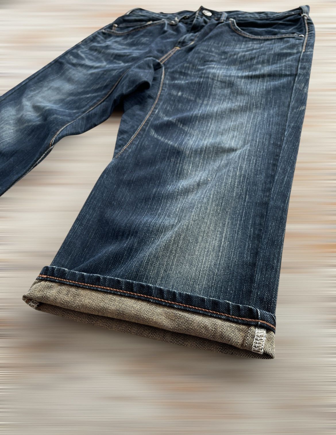 Edwin × If Six Was Nine × Japanese Brand EDWIN XV-FUNCTION THREE QUARTER JEANS Size US 35 - 6 Thumbnail