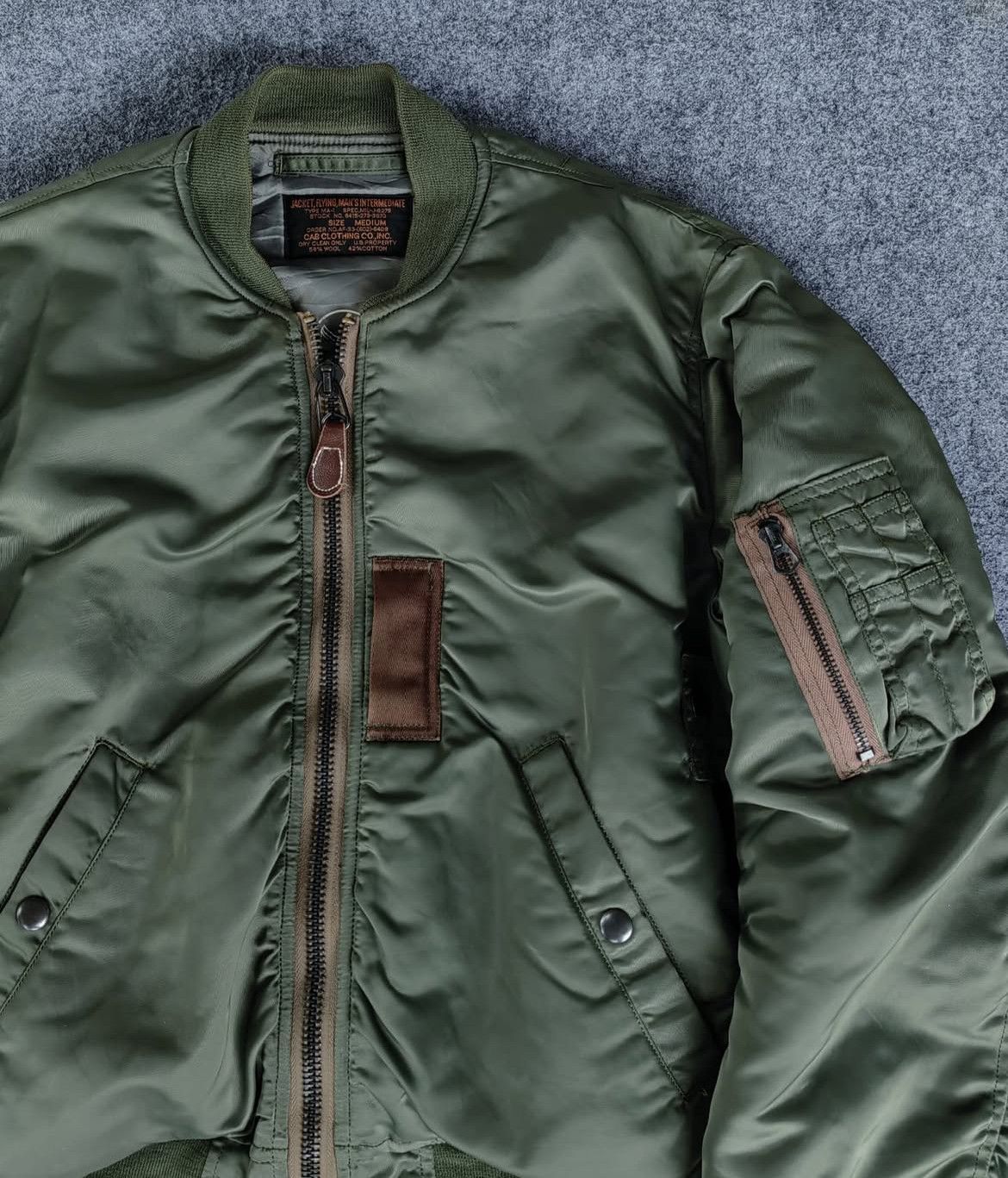 Japanese Brand 2000s CAB Clothing Flying MA1 Bomber Jacket Size US L / EU 52-54 / 3 - 3 Thumbnail