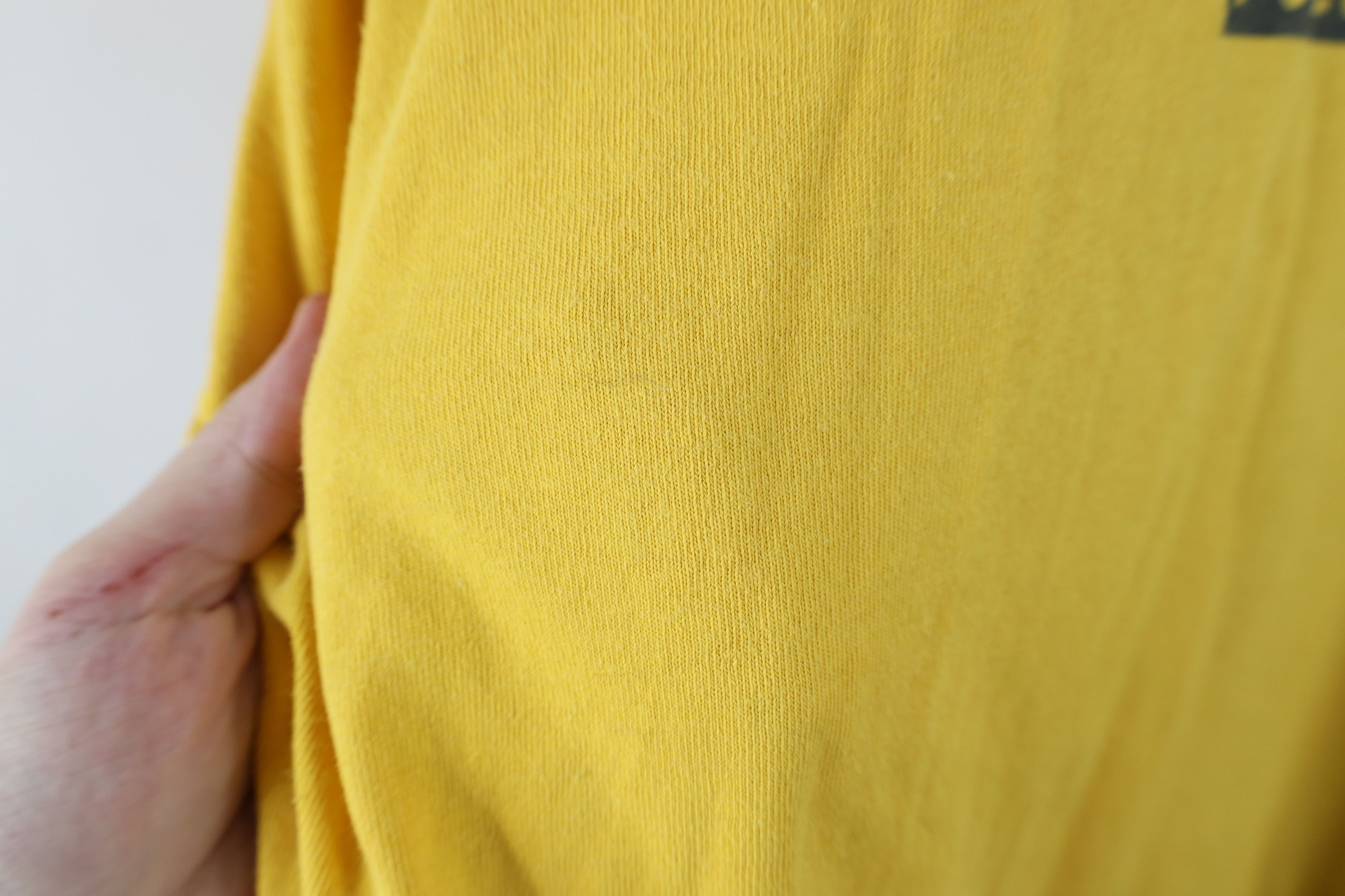 Ralph Lauren × Vintage Vintage 90s Ralph Lauren Spell Out Big Logo T-Shirt Yellow Size US XXL / EU 58 / 5 - 7 Thumbnail