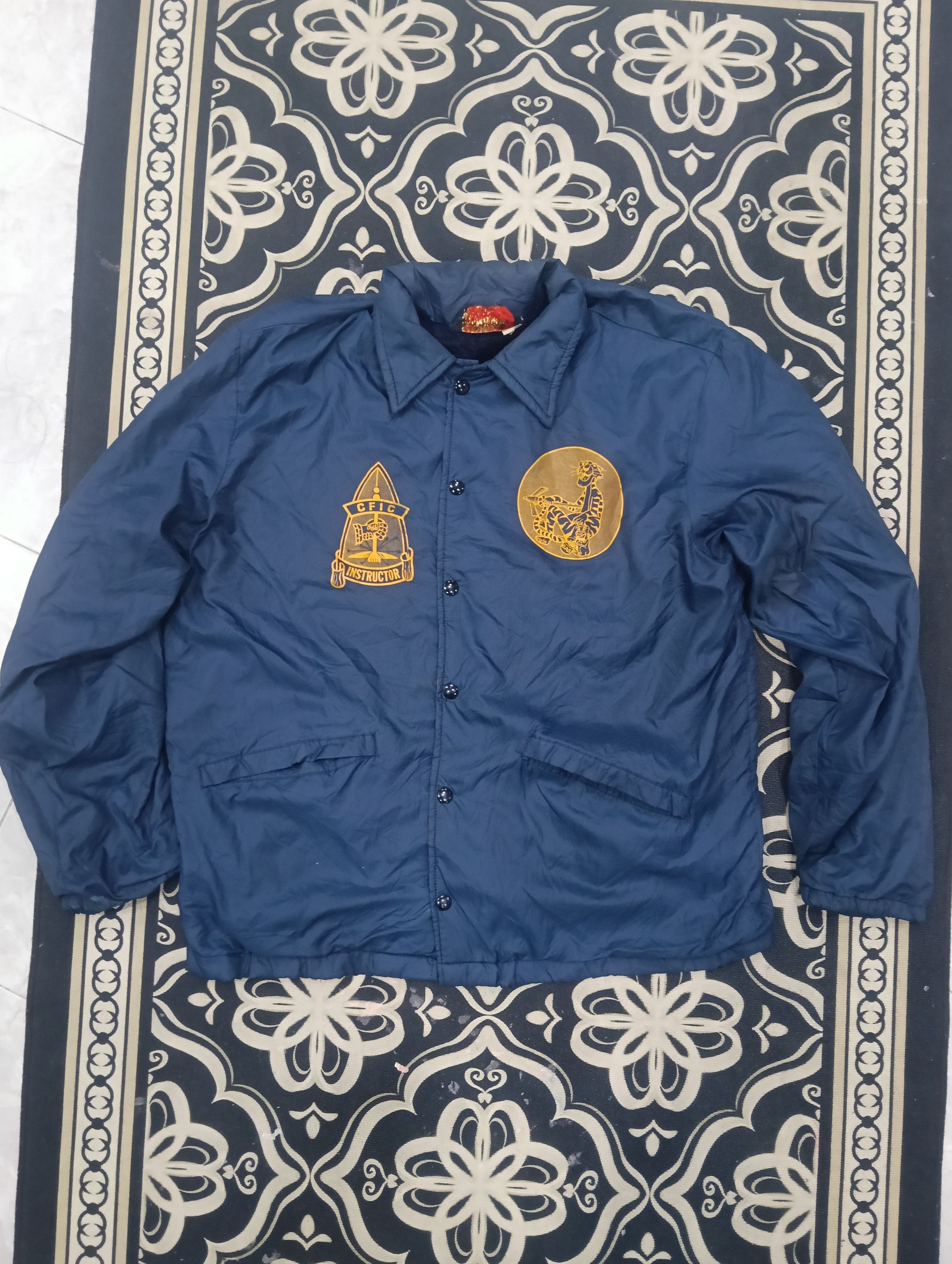 Aeronautica Militare Vintage 70s/80s USN Like Coach Jacket Size US XL / EU 56 / 4 - 1 Thumbnail