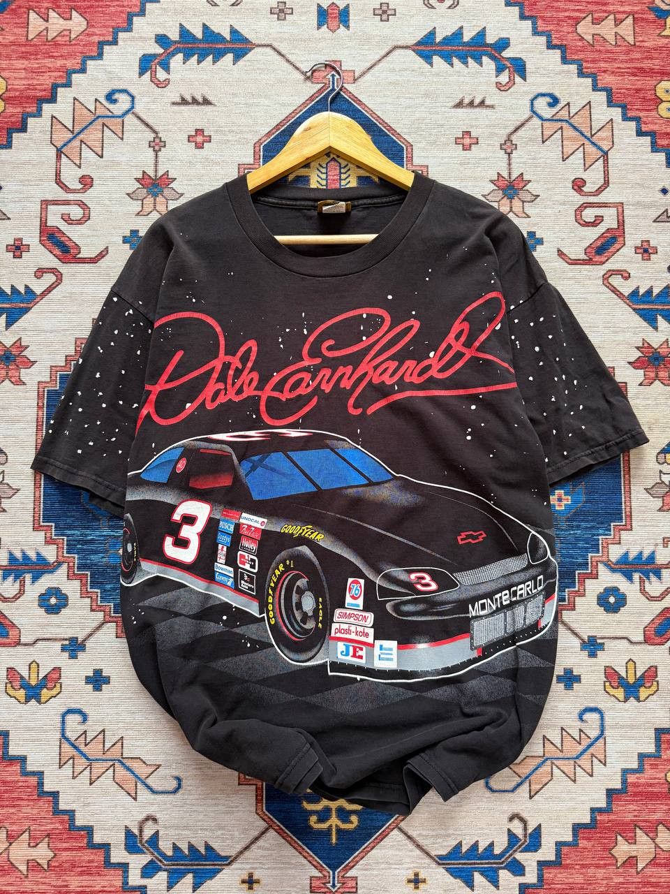 NASCAR RARE Vintage Nutmeg Nascar Dale Earnhardt The Intimidator Size US XL / EU 56 / 4 - 1 Thumbnail