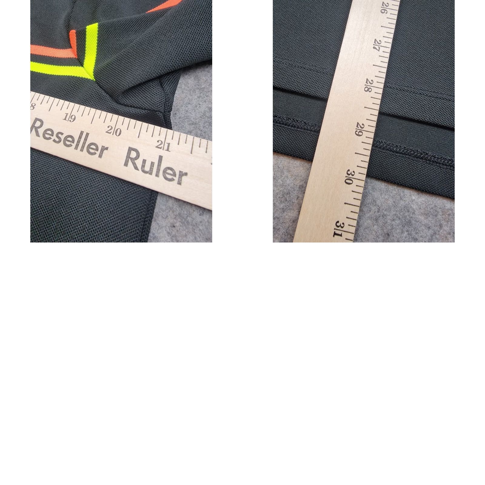 RLX Ralph Lauren RLX Ralph Lauren Golf Polo Shirt Mens Medium Black Neon Stripe Short Sleeve Polo Size US M / EU 48-50 / 2 - 9 Thumbnail