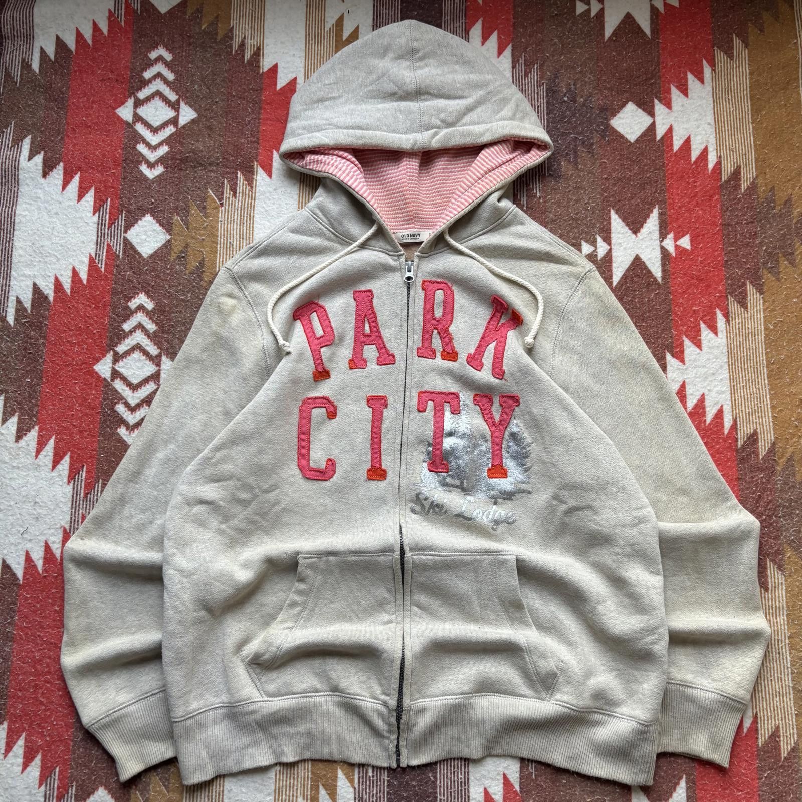 Old Navy Vintage Y2K Old Navy Park City Ski Lodge Full Zip Hoodie Size XL / US 12-14 / IT 48-50 - 1 Thumbnail