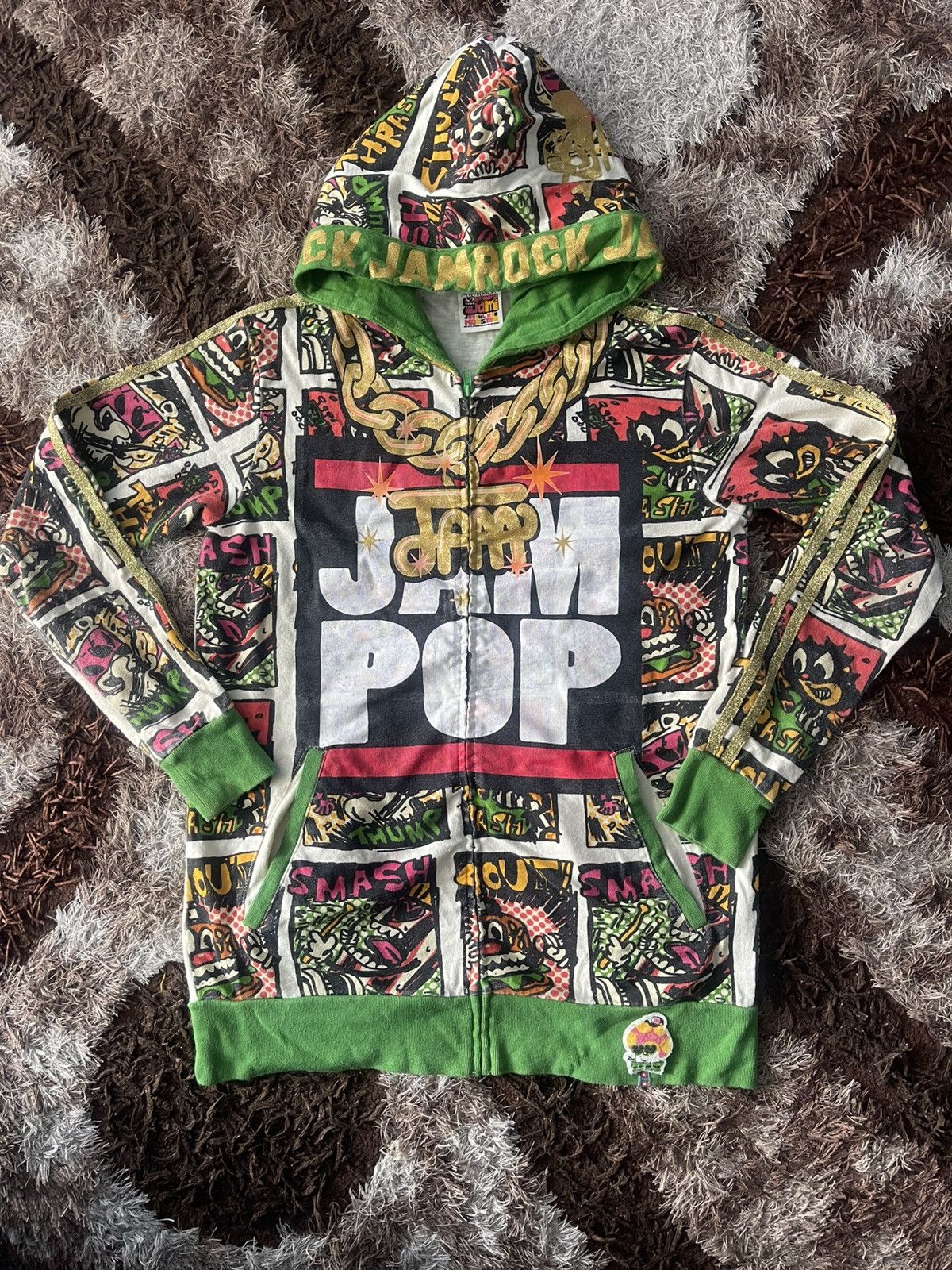 Jam × Japanese Brand × Rap Tees VINTAGE JAM ROCK JOYFUL AND MONSTER ALL PRINTED VERY RARE Size US M / EU 48-50 / 2 - 1 Thumbnail