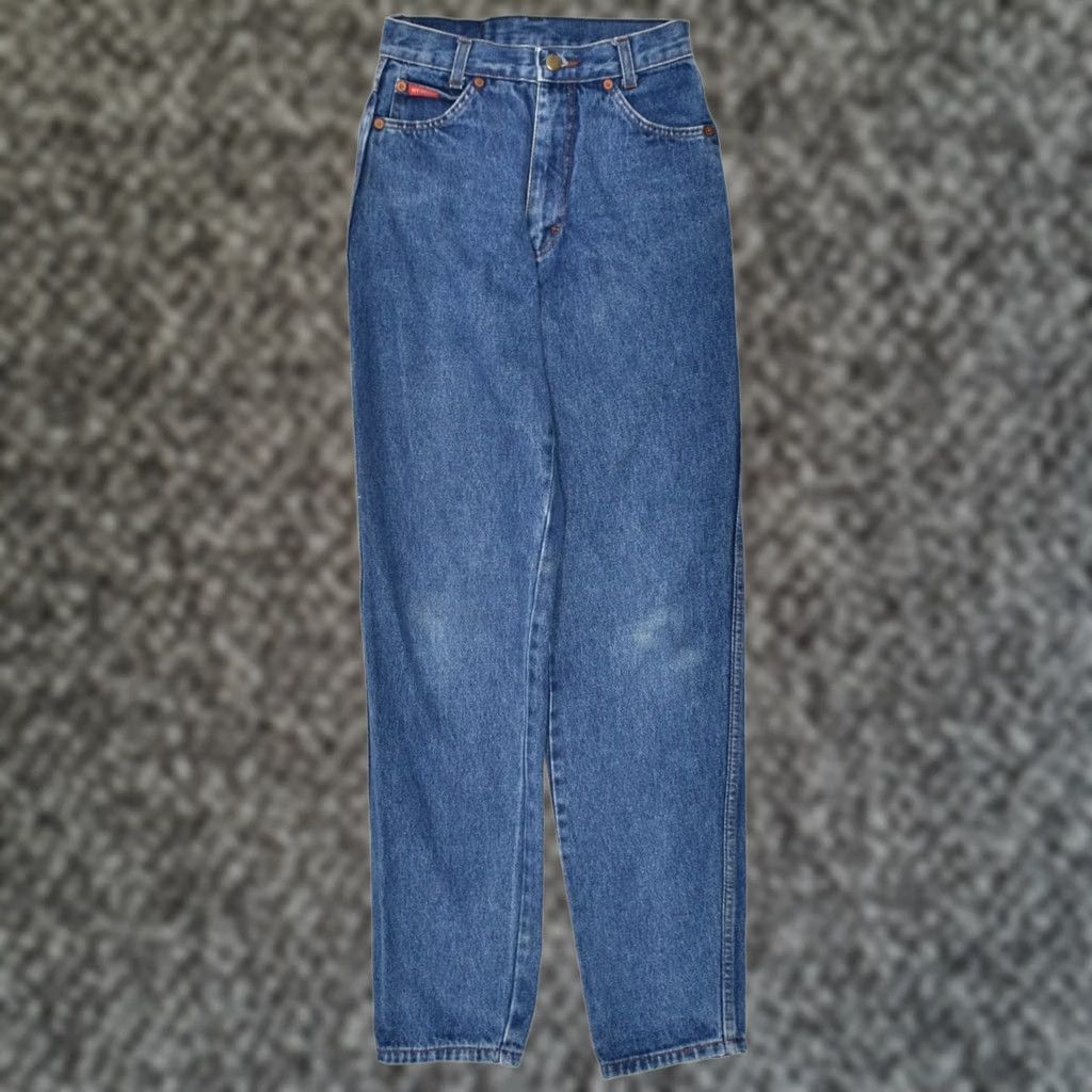 Vintage WEIPPER Womens Tapered Jeans Blue W24 L31 Size 42" / US 20 - 1 Thumbnail
