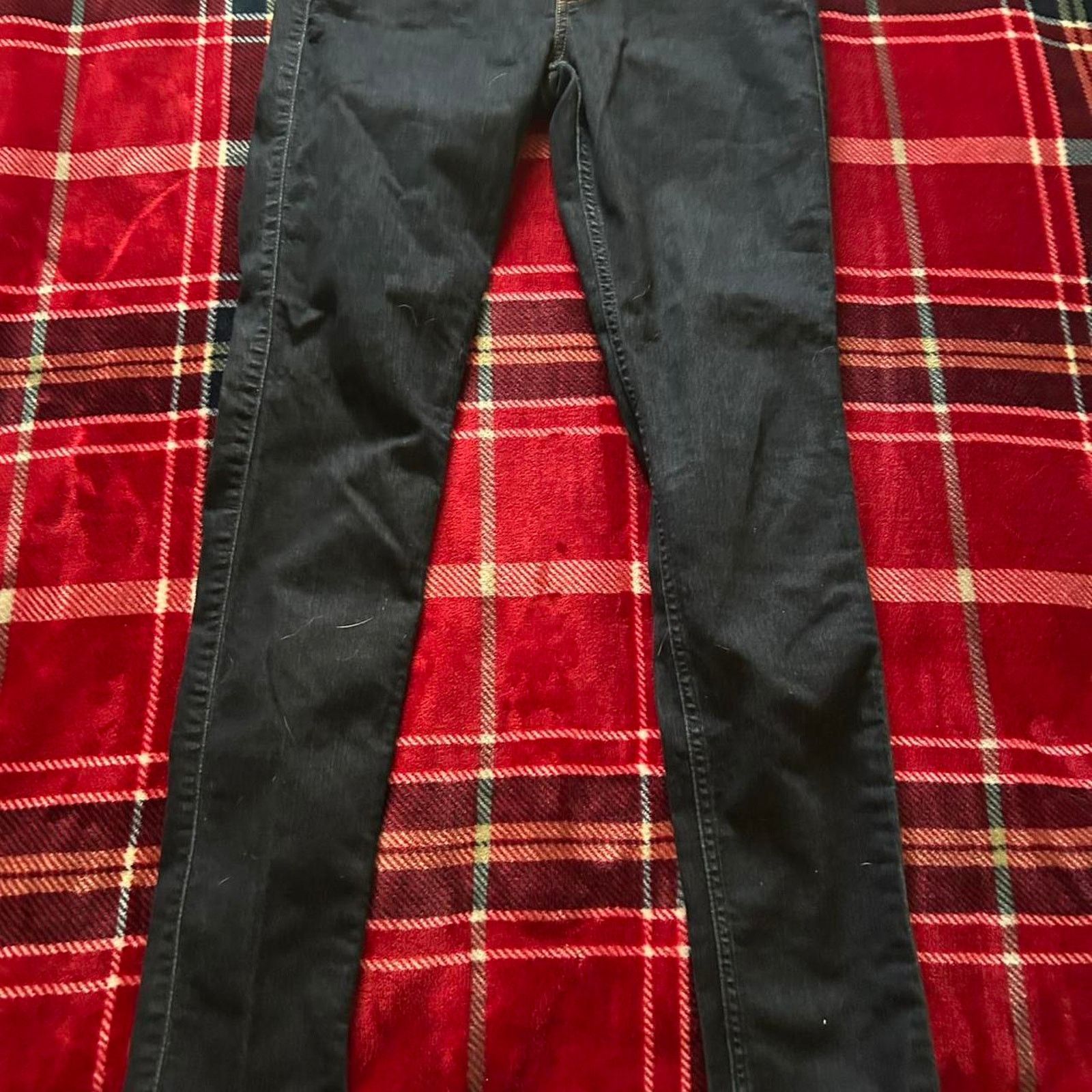 Hollister (27,33) Hollister Co. Dark Navy Jeans with Pocket Embroidery Size S / US 4 / IT 40 - 5 Thumbnail