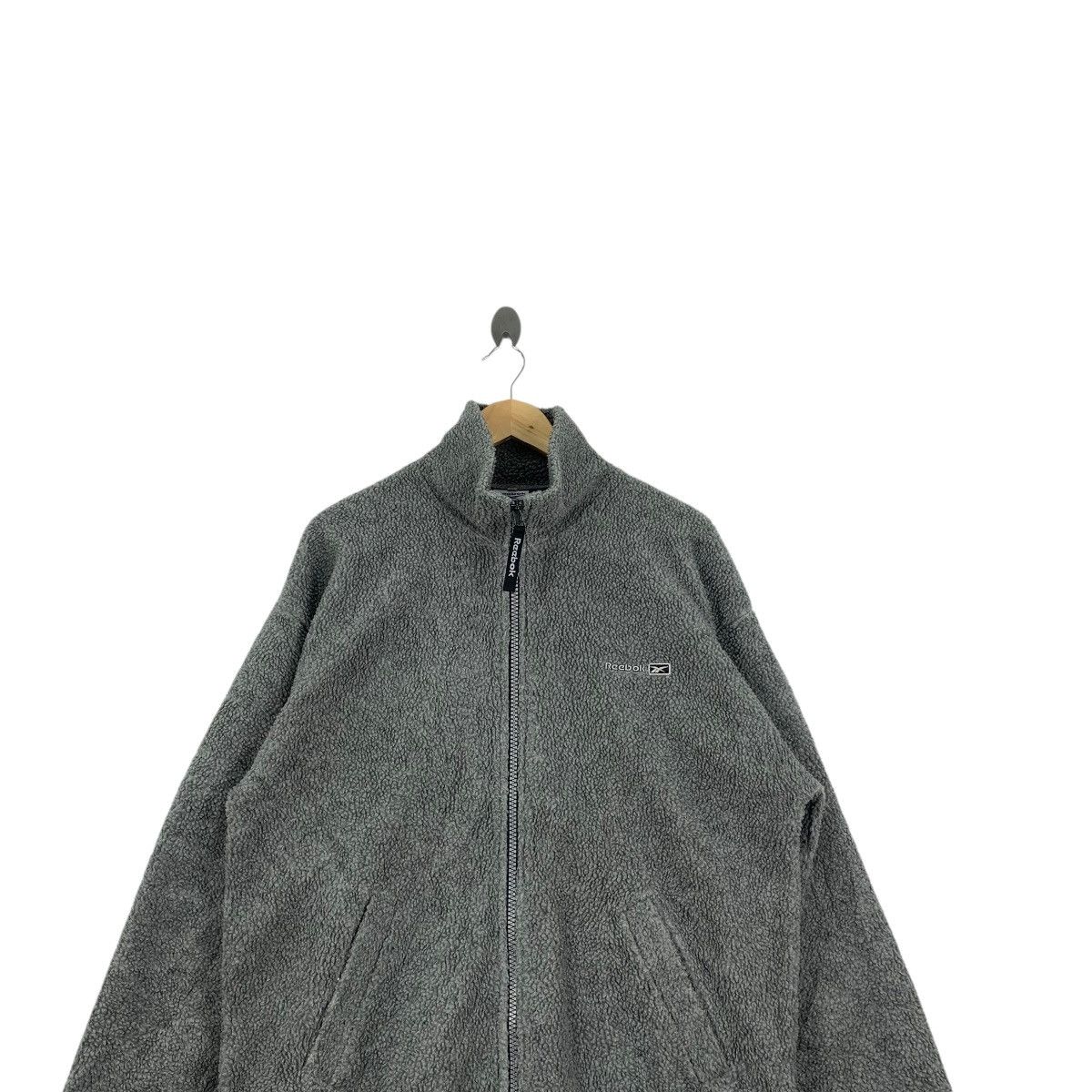 Reebok REEBOK SPORTSWEAR Deep Pile Sherpa Fleece Jacket Bomber Size US L / EU 52-54 / 3 - 2 Thumbnail