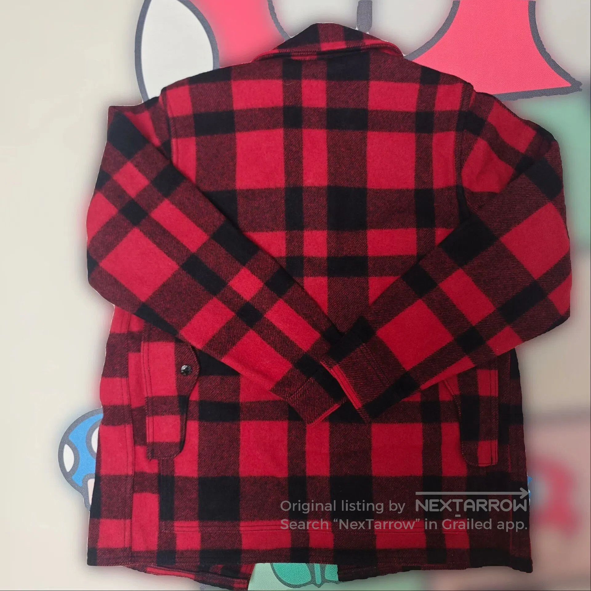 Filson FILSON Red Black Plaid Wool Cruiser Jacket S. Size US S / EU 44-46 / 1 - 3 Thumbnail