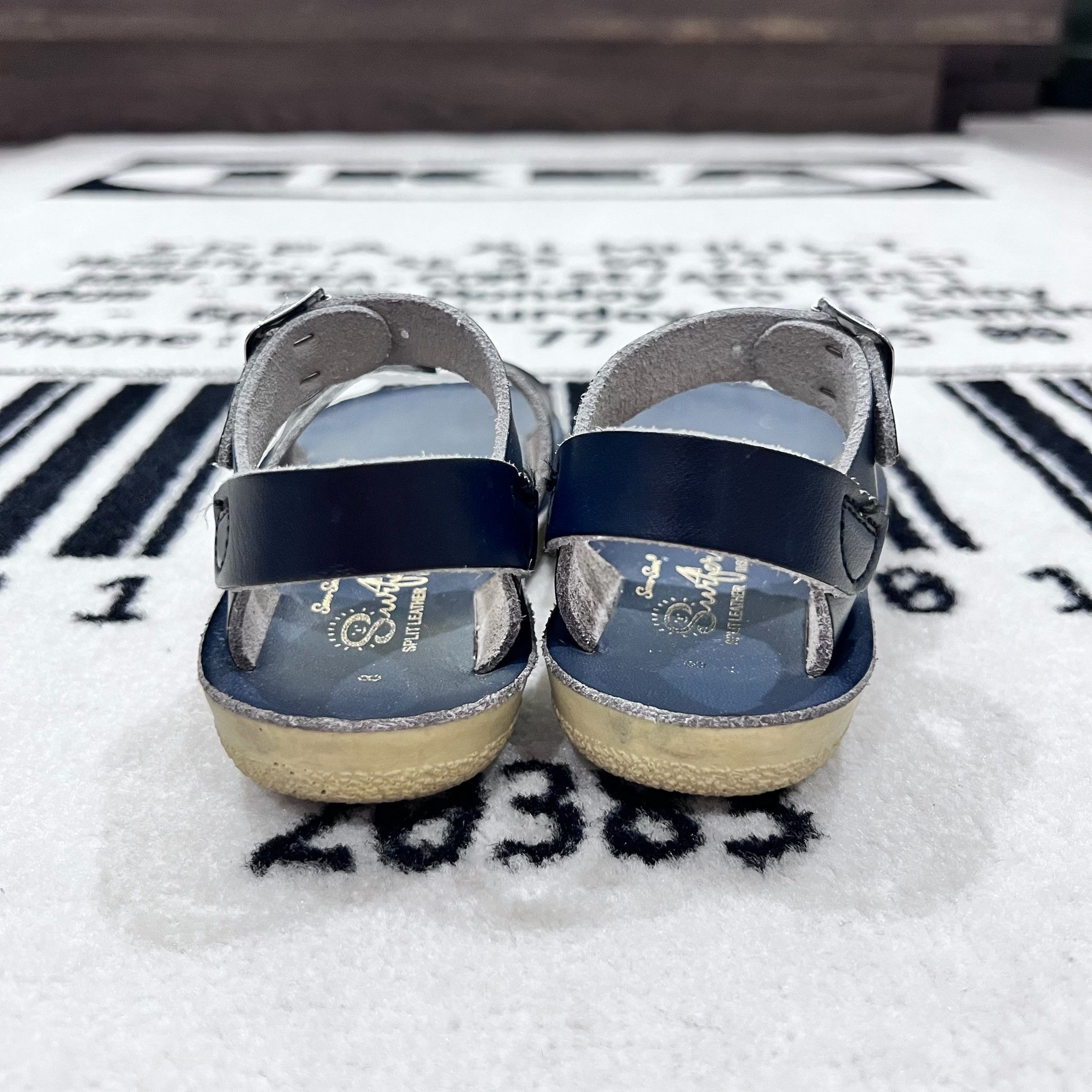 Other Hoy Shoe Salt Water Sun-San Surfer sandals in navy leather Size US 8 / EU 41 - 6 Thumbnail
