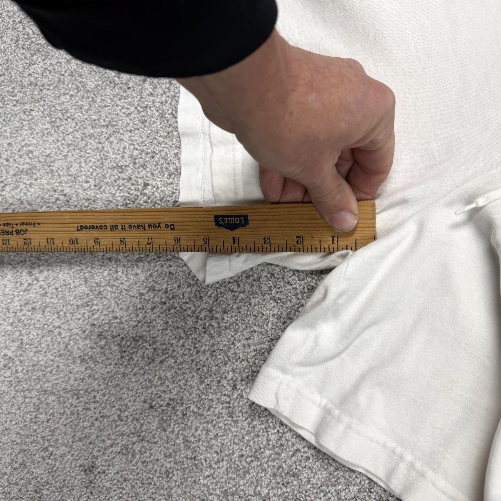 Saks Fifth Avenue REAL CLOTHES Saks Fifth Avenue Shorts Women M White Cotton Jersey Casual Sweat with Elastic Waist Drawstring Pockets Lightweight Breathable Size 32" / US 10 / IT 46 - 7 Thumbnail