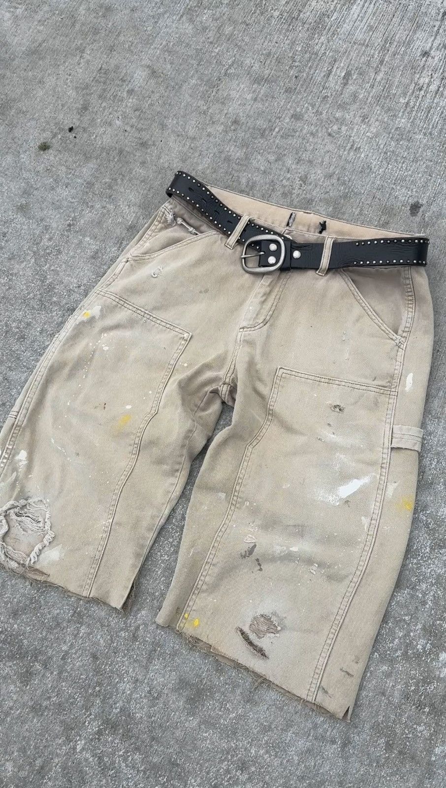 Carhartt Double Knee Pants Paint splatter Size US 32 / EU 48 - 3 Thumbnail