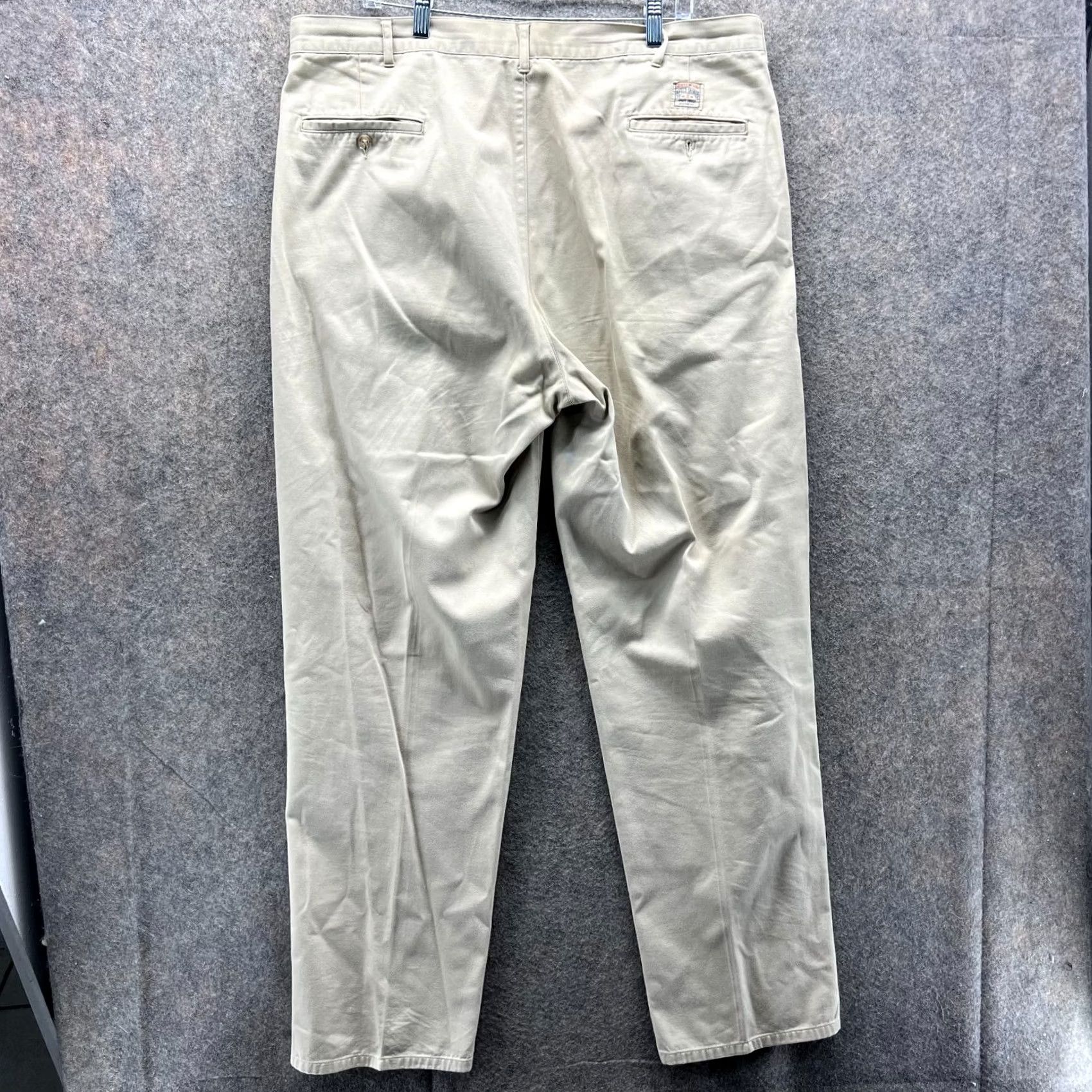 Polo Ralph Lauren VINTAGE Polo Ralph Lauren Dress Pants Men 36x30 Chino Pleated Khaki Beige Classic Preppy Size US M / EU 48-50 / 2 - 2 Thumbnail