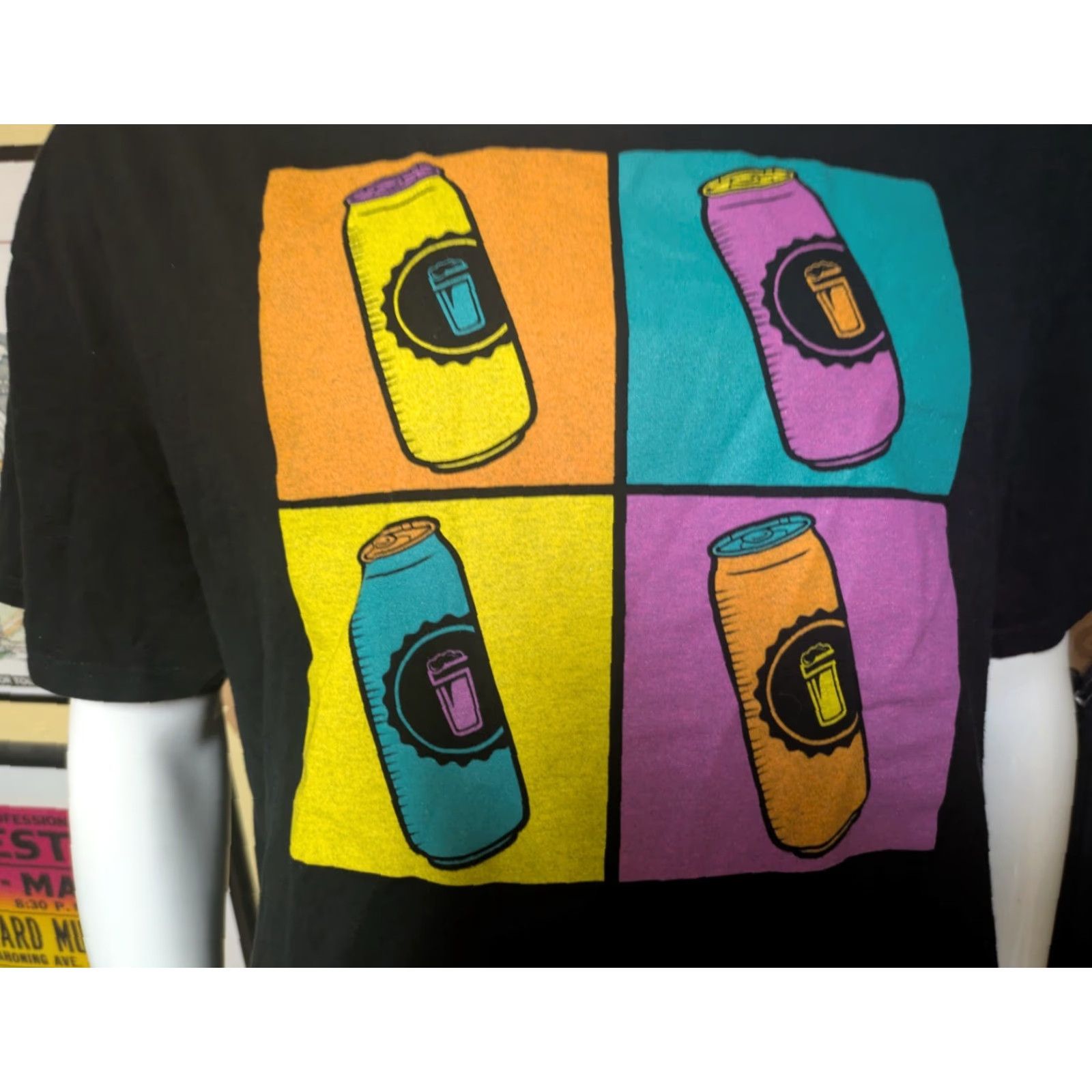 Gildan Inside The Five Brewing Company Sylvania OH T Shirt XL Black Cotton Gildan Men Tee Beer Graphic Shirt Size US XL / EU 56 / 4 - 2 Thumbnail