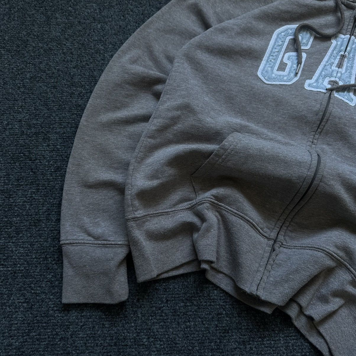 Gap VTG Women’s Gap Zip Hoodie Brown Size M Grunge Avant-garde Size M / US 6-8 / IT 42-44 - 7 Thumbnail