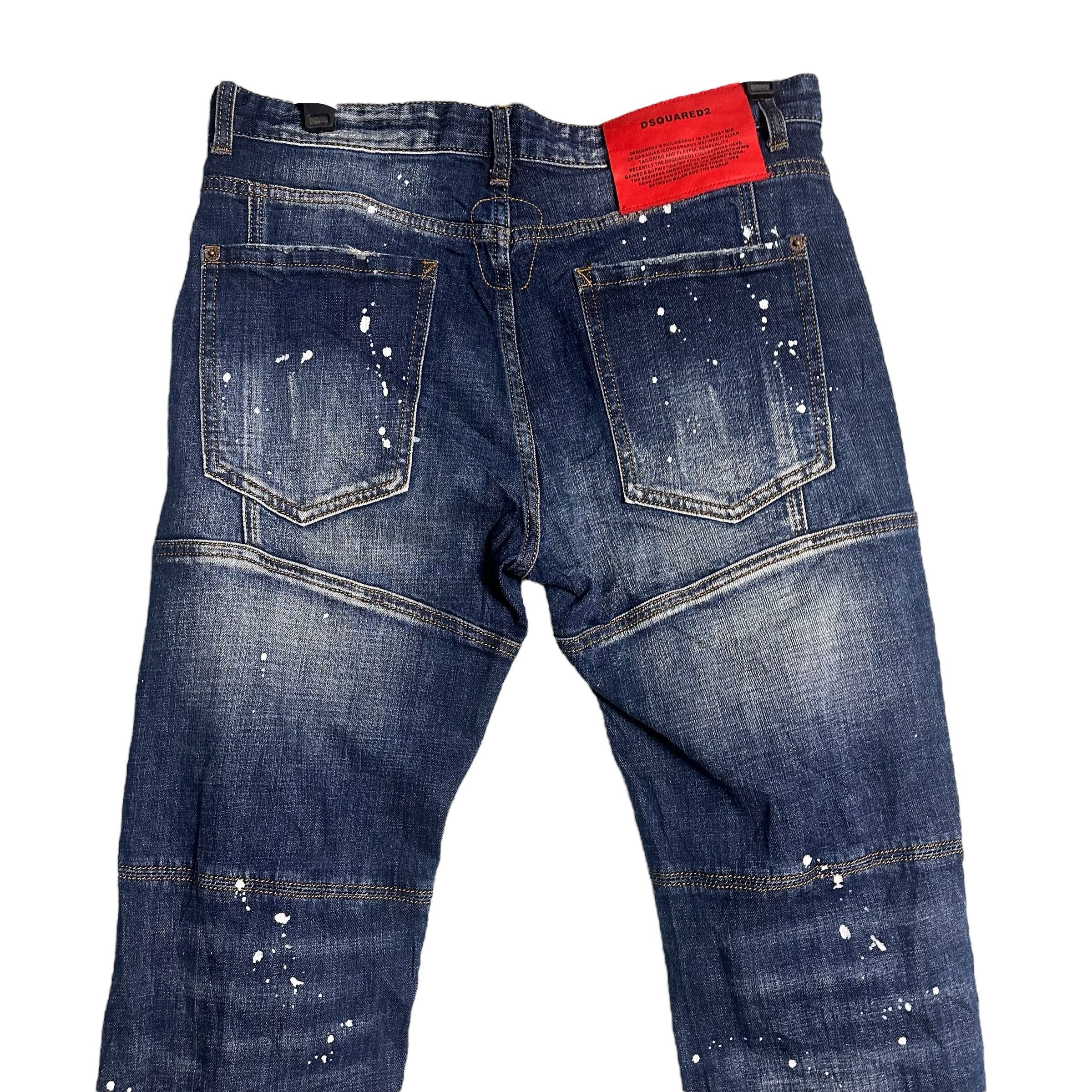 Dsquared2 🔥RARE🔥DsQuared2 Ripped and Painted Skinny Jeans Size US 34 / EU 50 - 5 Thumbnail