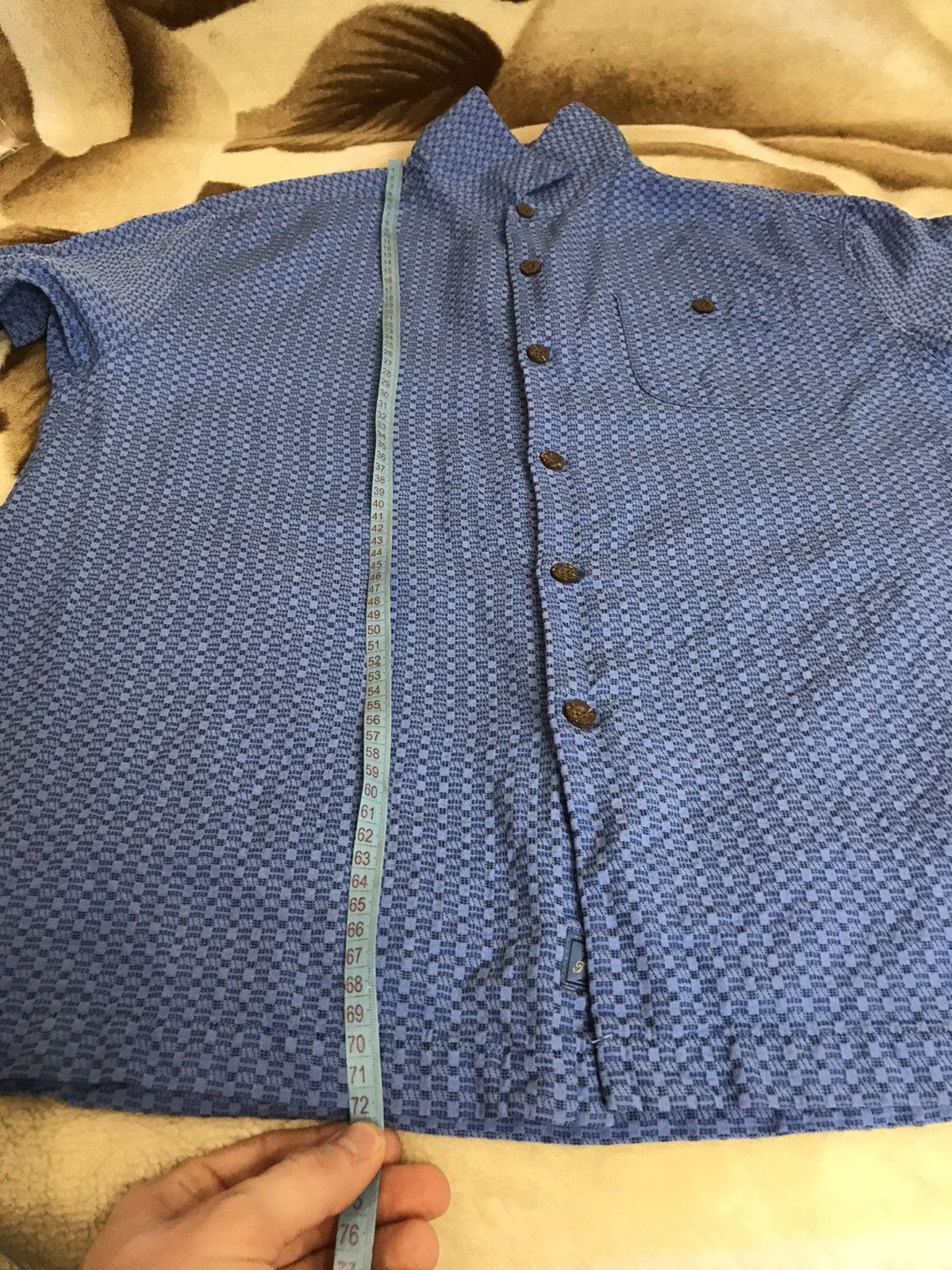 Tommy Bahama 🔥 Tommy Bahama Original Fit Silk Cotton Button Shirt Blue Size US L / EU 52-54 / 3 - 7 Thumbnail