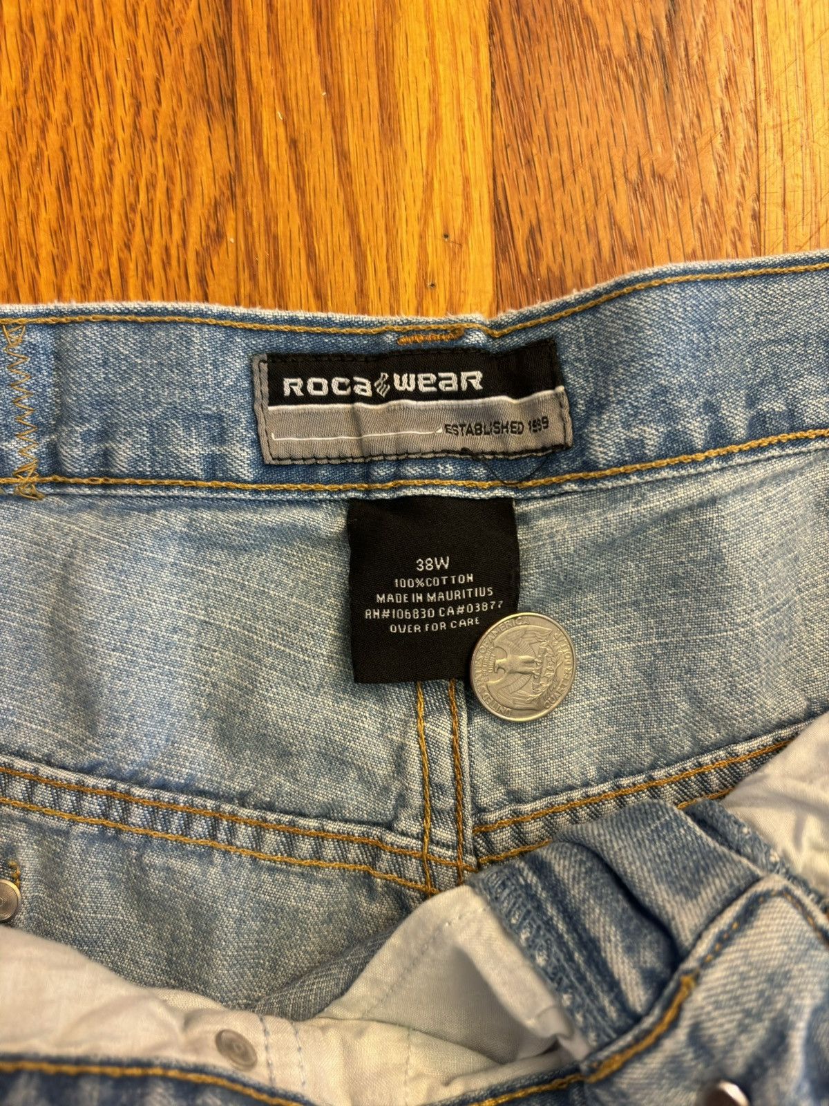 JNCO × Rocawear × Vintage 2000s Rocawear jorts y2k style Size US 38 / EU 54 - 3 Thumbnail