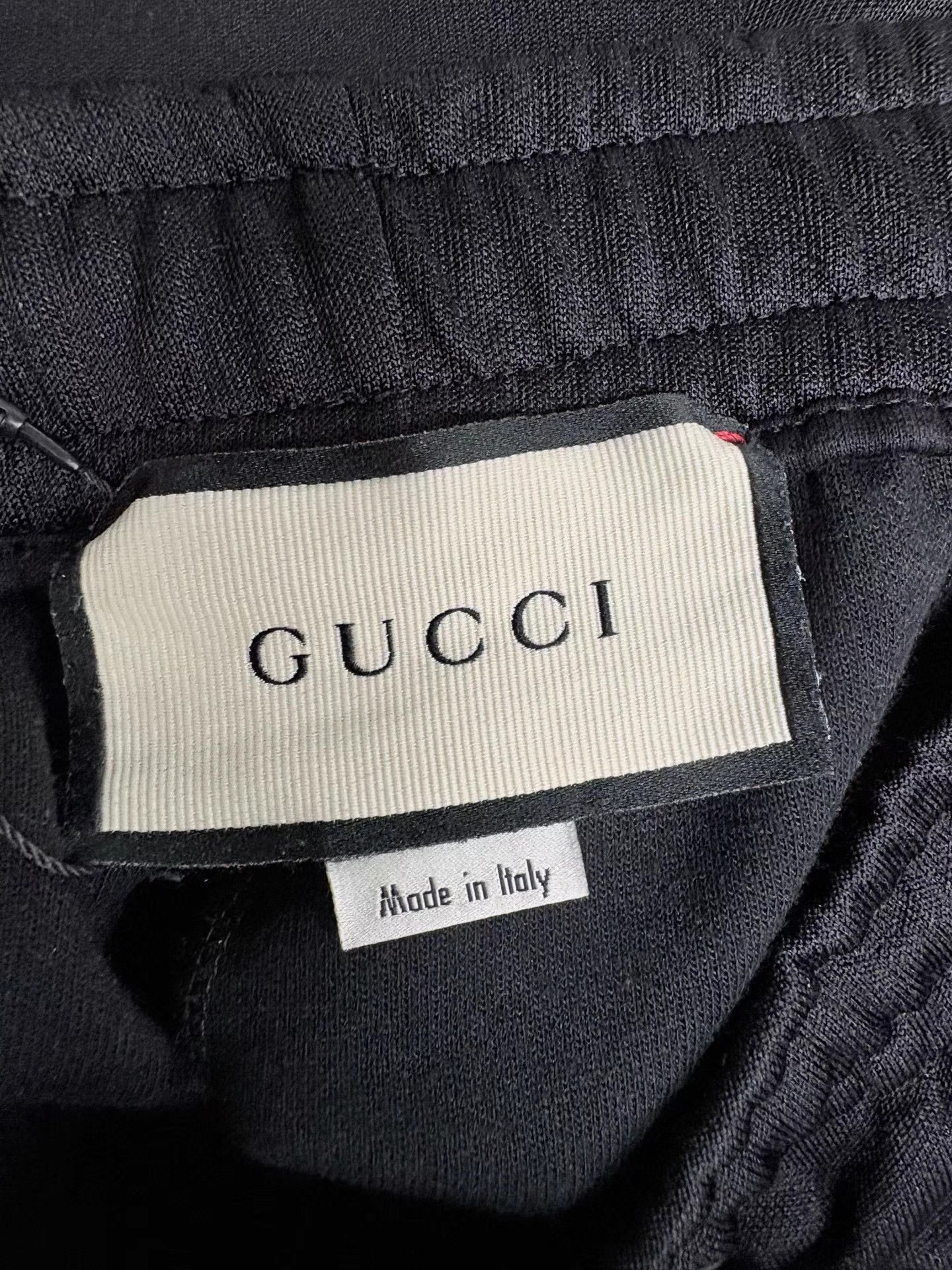 Gucci GUCCI Blue & White Webbing Track Pants Size US 31 - 4 Thumbnail