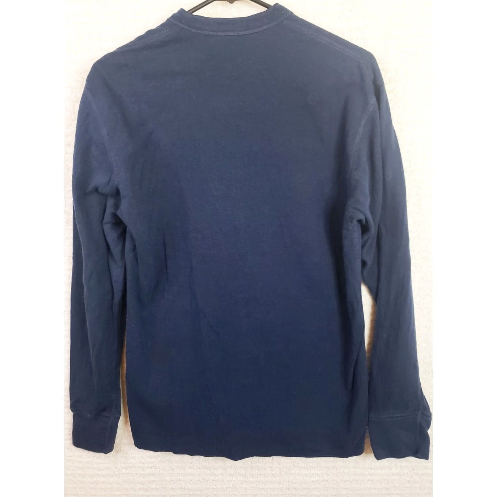 Vintage L.L. Bean T-Shirt Men's M Reg. Blue Long Sleeve Henley Traditional Fit Shirt Mens Blue Logo Outdoor Sports Casual Modern Mountain 2010s Size US M / EU 48-50 / 2 - 5 Thumbnail