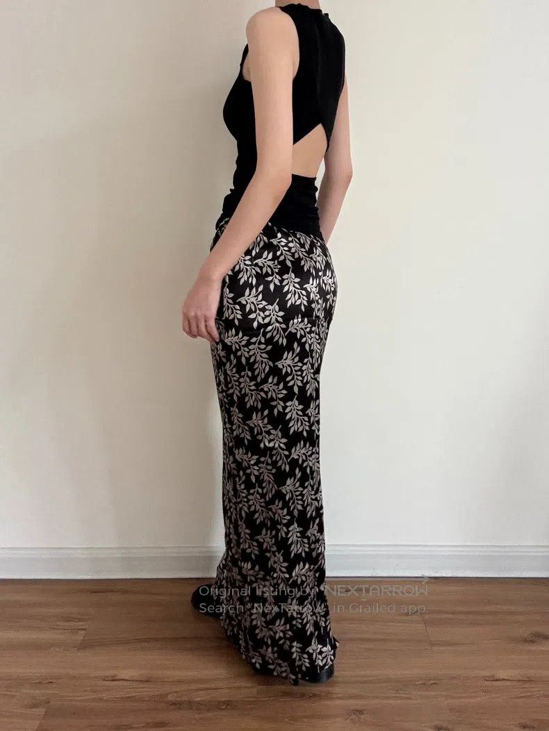 Yohji Yamamoto Yohji Yamamoto size m Satin printed skirt Size 25" / US 0 / IT 36 - 3 Thumbnail