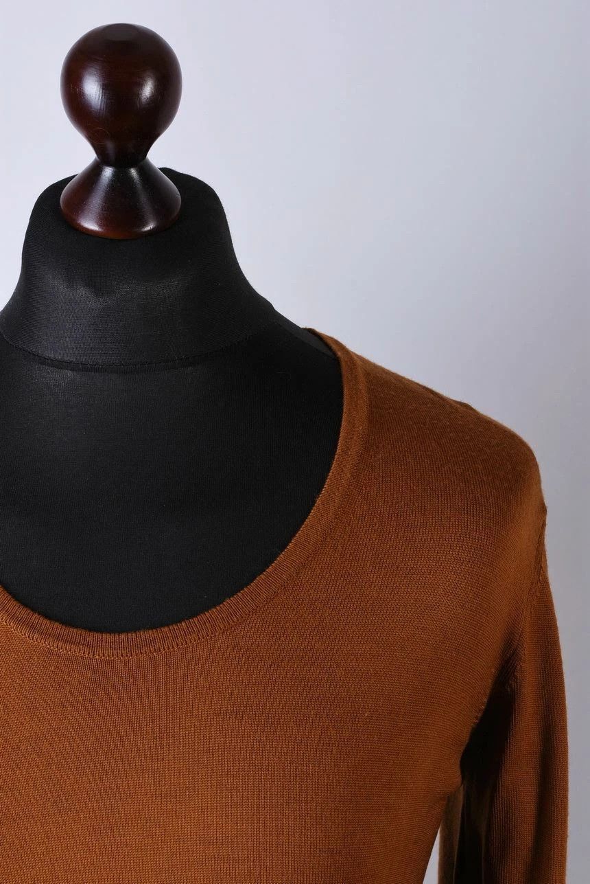 Hugo Boss Hugo Boss Orange Brown Crew Neck Long Sleeve Sweater Size US S / EU 44-46 / 1 - 2 Thumbnail