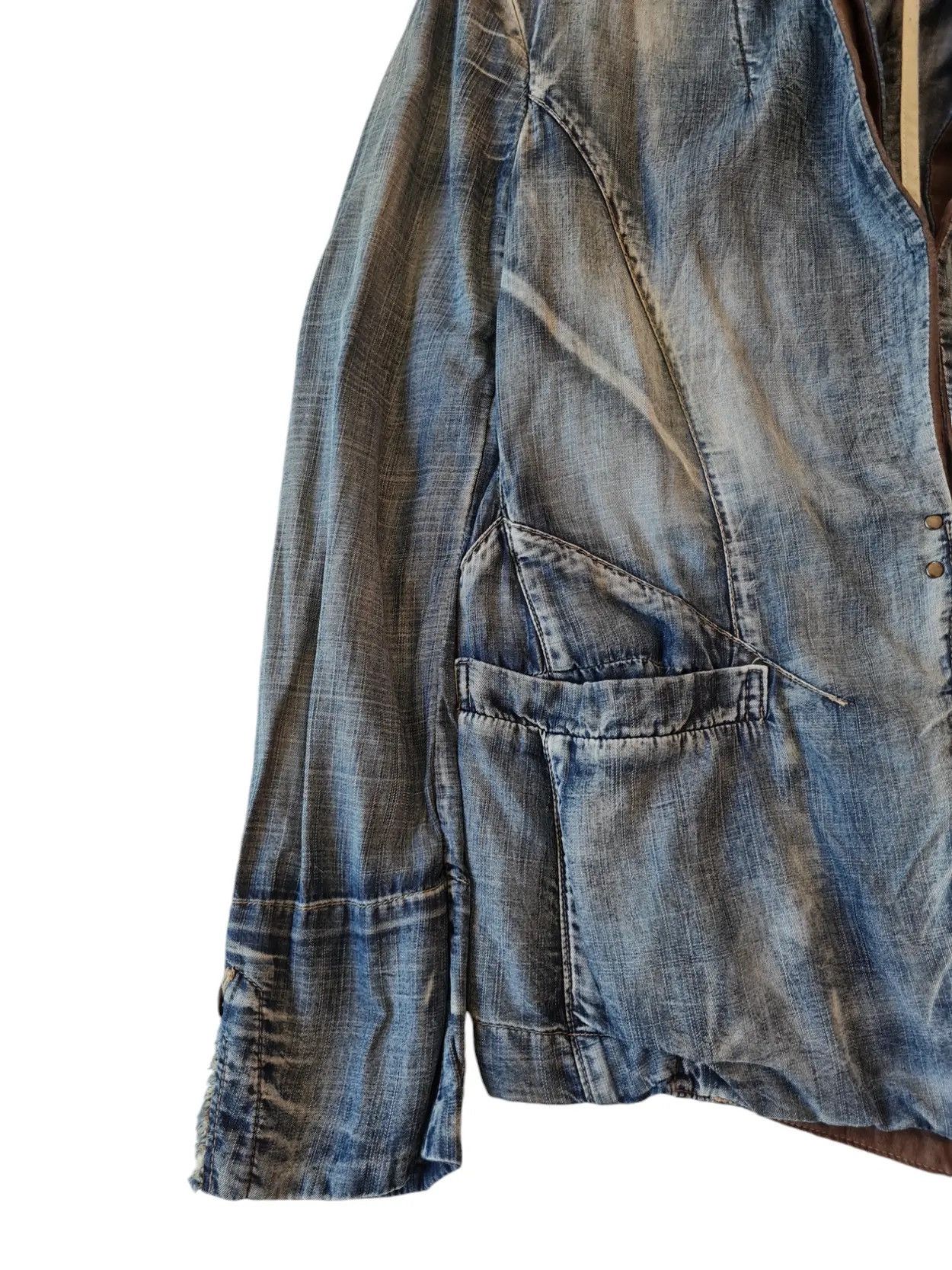 PPFM PPFM Vintage Washed Jacket with Unique Stitch Detailing Size US M / EU 48-50 / 2 - 11 Thumbnail