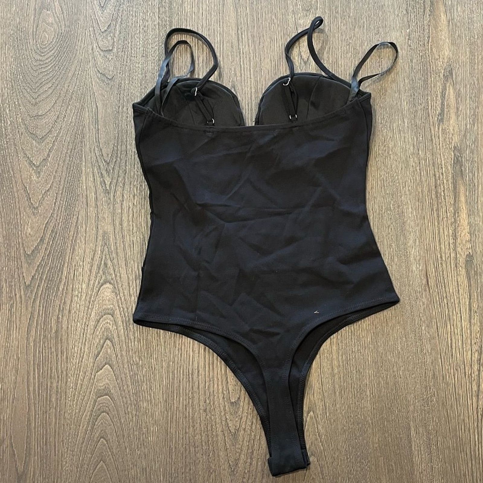 Guess NWOT Guess Los Angeles Black Corset Bodysuit Sz S Size S / US 4 / IT 40 - 7 Thumbnail