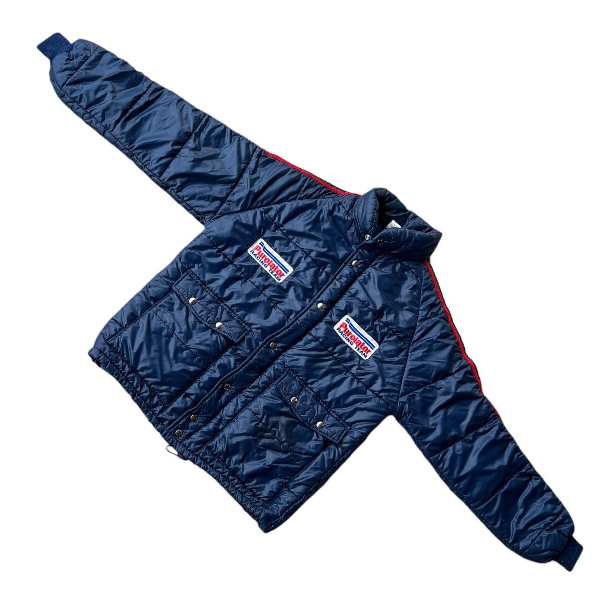Swingster 80s Swingster True Vintage Purolator Puffy Racing Jacket Size US L / EU 52-54 / 3 - 7 Thumbnail