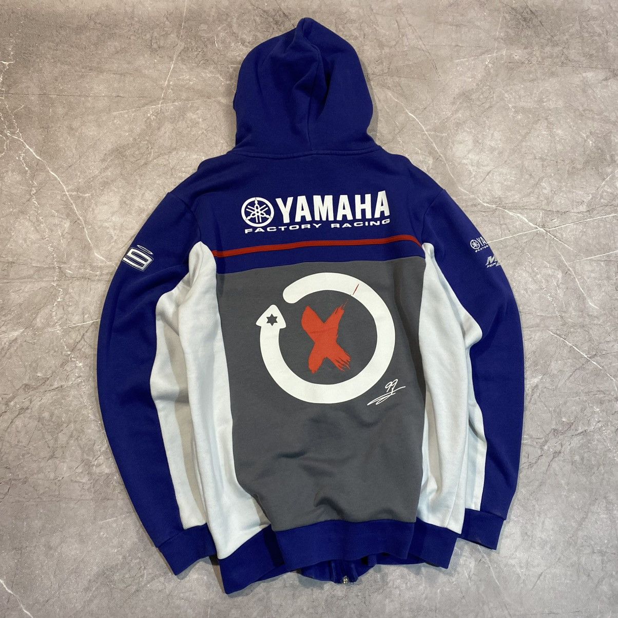 Yamaha VINTAGE YAMAHA RACING BIG LOGO ZIP HOODIE Size US M / EU 48-50 / 2 - 1 Thumbnail