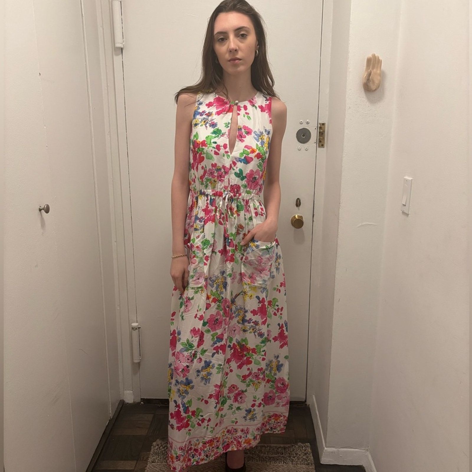 & Other Stories NWT Ermanno Scervino Multicolor Floral Maxi Dress Women's S Size S / US 4 / IT 40 - 1 Thumbnail