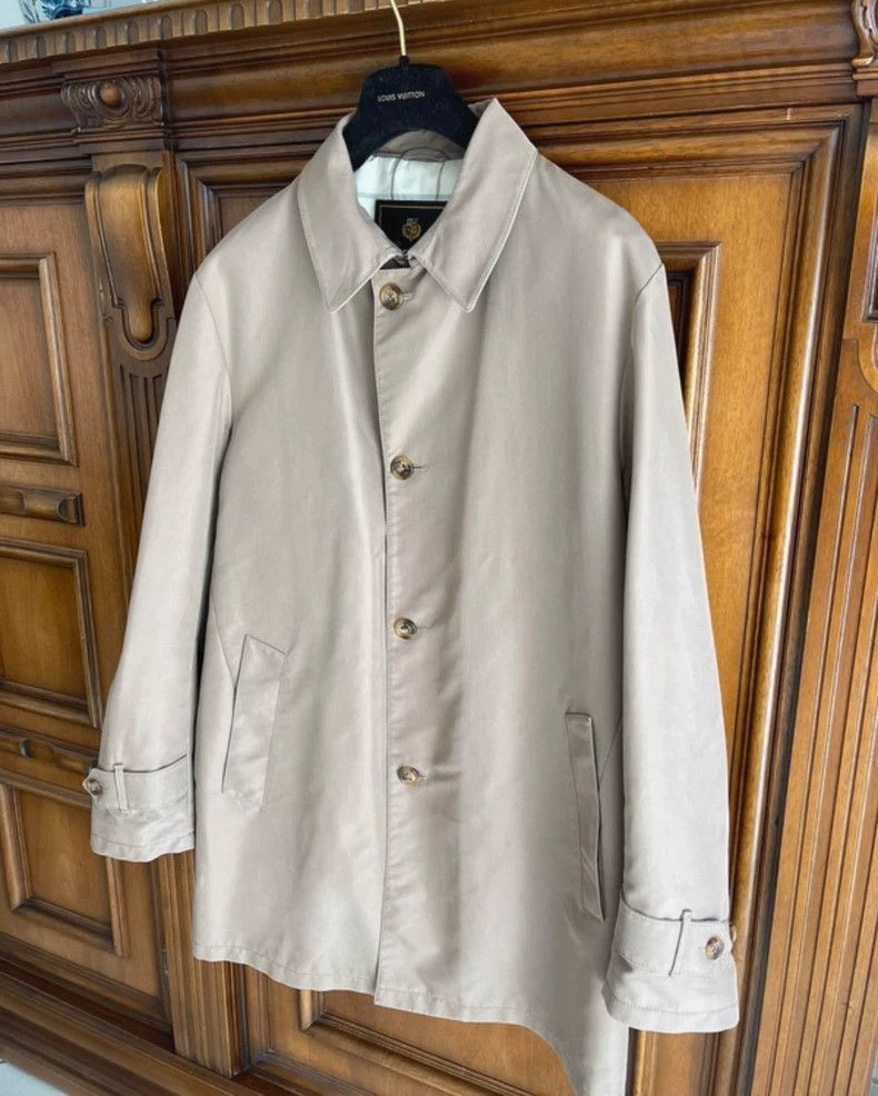 Loro Piana Loro Piana Beige Tech Fabric Trench Coat- Size US XL / EU 56 / 4 - 2 Thumbnail