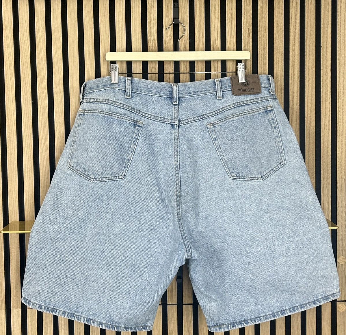 Wrangler Wrangler Men's Blue W30 Y2K Style Jeans Shorts Denim Vintage Size US 30 / EU 46 - 4 Thumbnail