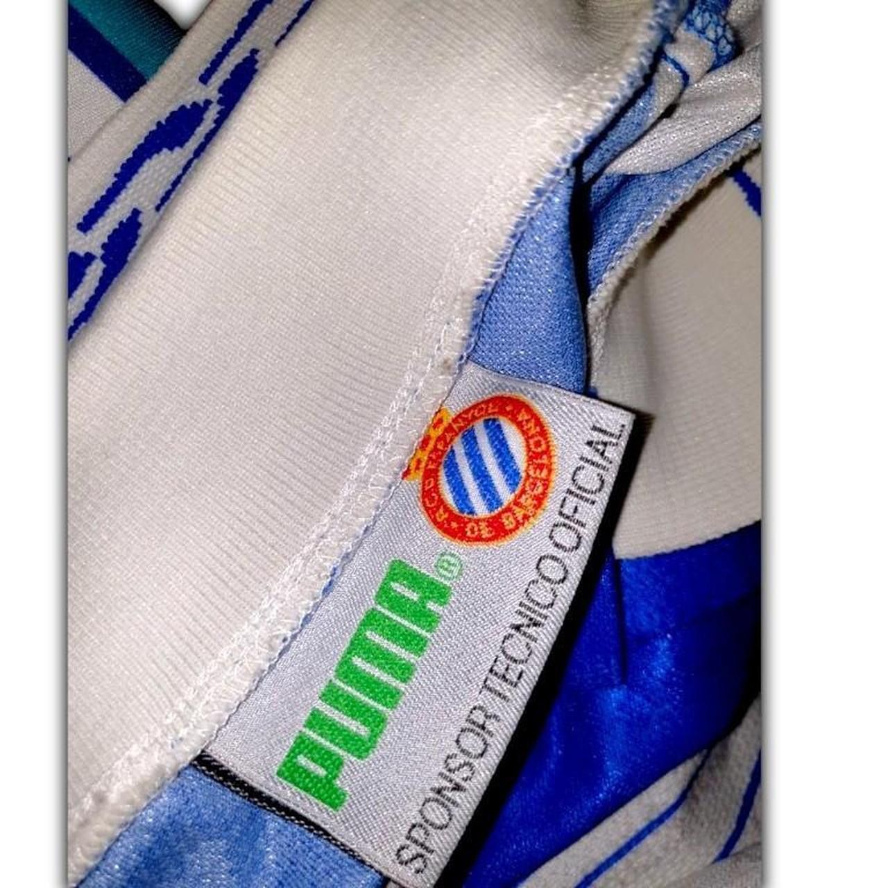 Puma RCD Espanyol Español Spain 1995 1996 Home Shirt Jersey Size US XL / EU 56 / 4 - 4 Thumbnail