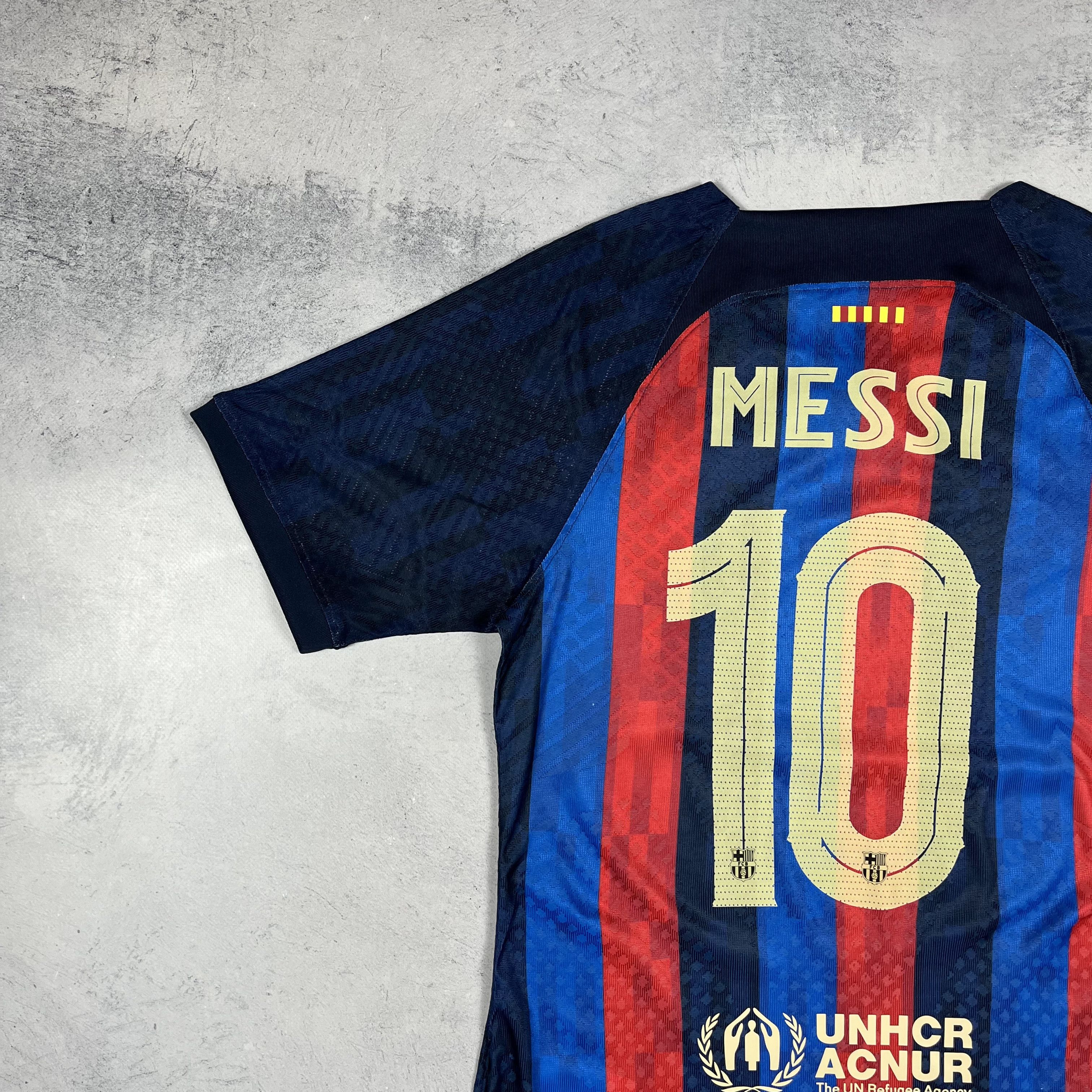 Nike Nike FC Barcelona Messi #10 Home Soccer Jersey Shirt 2022/23 Size US M / EU 48-50 / 2 - 5 Thumbnail