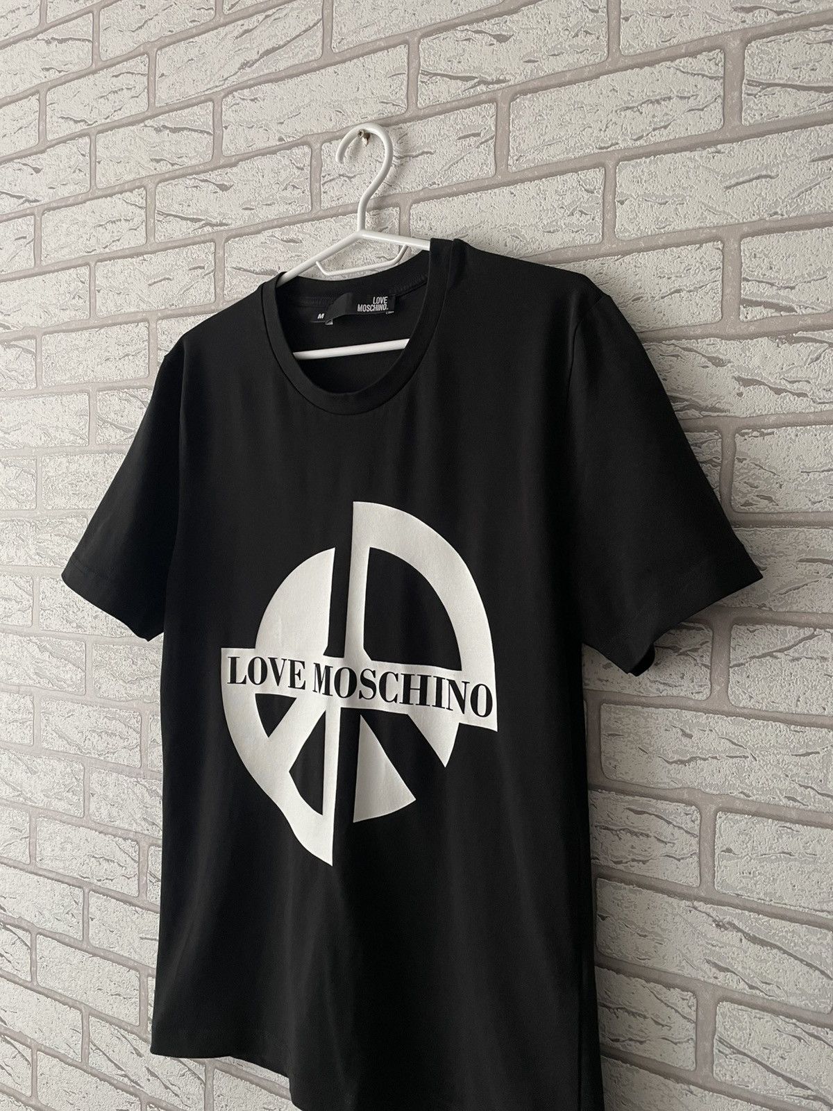 Designer × Moschino Love Moschino Black T Shirt Tee Size US M / EU 48-50 / 2 - 2 Thumbnail
