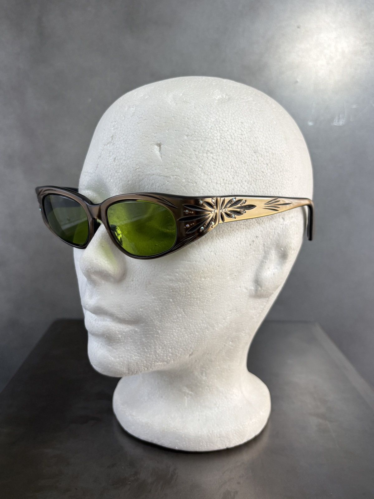 American Optical × Other × Vintage 1960s Cat Eye Sunglasses MCM Vintage Rhinestone France Mod Size ONE SIZE - 14 Thumbnail