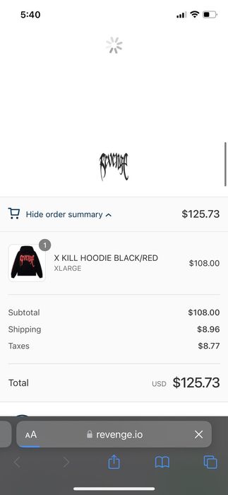 Revenge Revenge BRED KILL XXXtentacion hoodie | Grailed