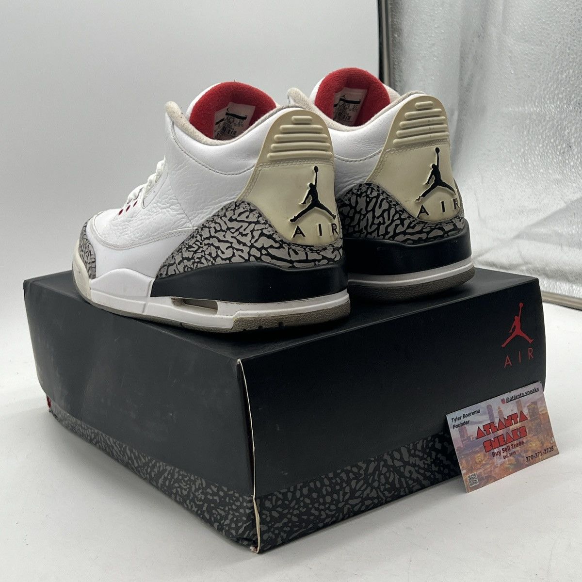 Jordan Brand Air Jordan 3 white cement Size US 9 / EU 42 - 4 Thumbnail