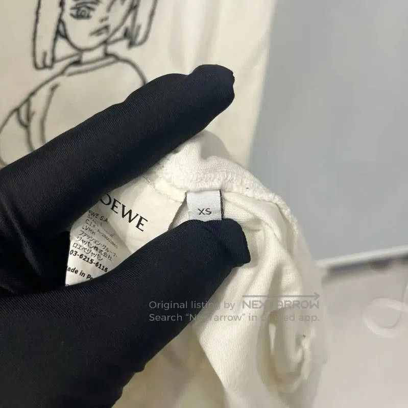Loewe Loewe Summer White Cotton Short Sleeve Shirt . Size XS / US 0-2 / IT 36-38 - 4 Thumbnail