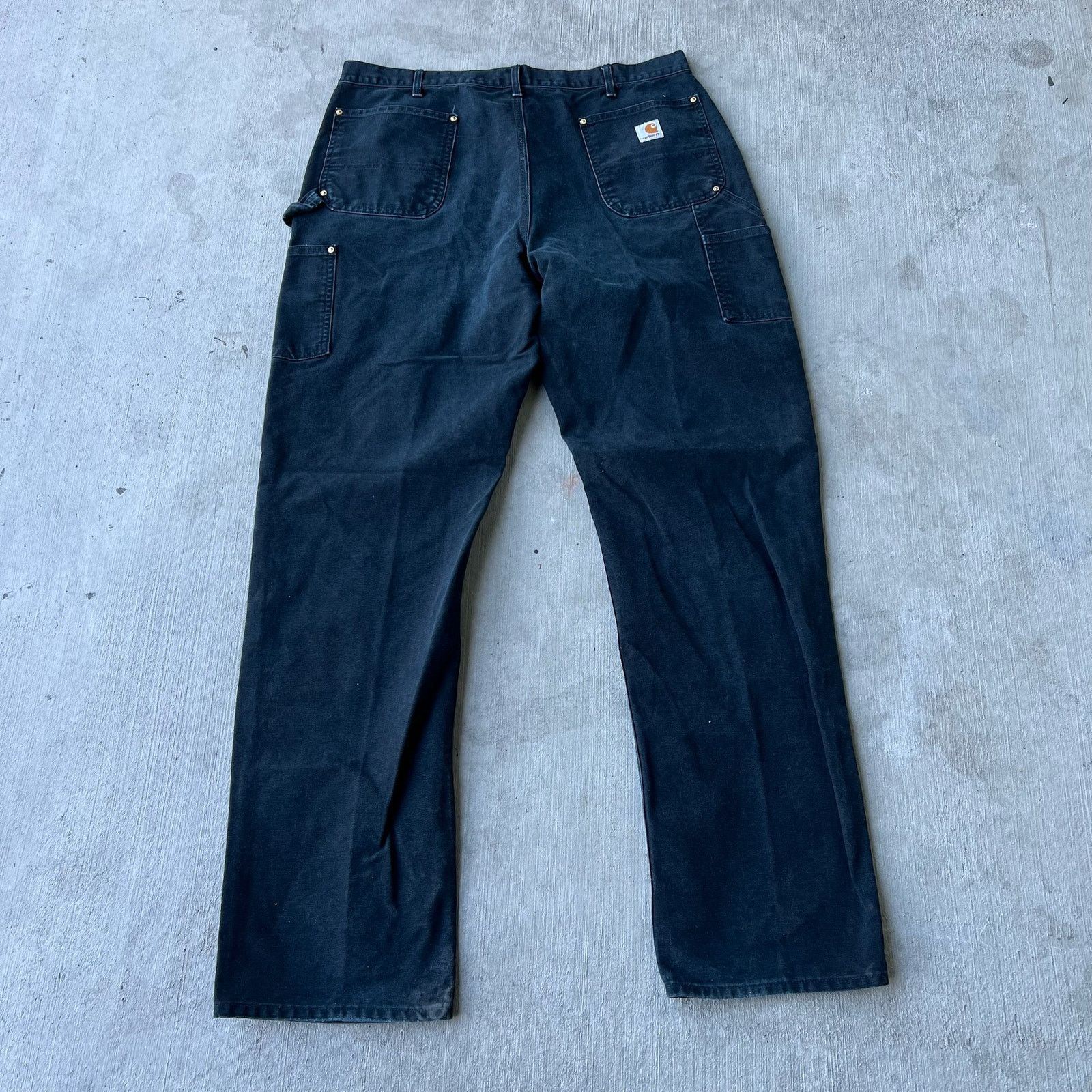 Carhartt × Vintage Carhartt black double knee work wear carpenter pants Size US 39 - 3 Thumbnail