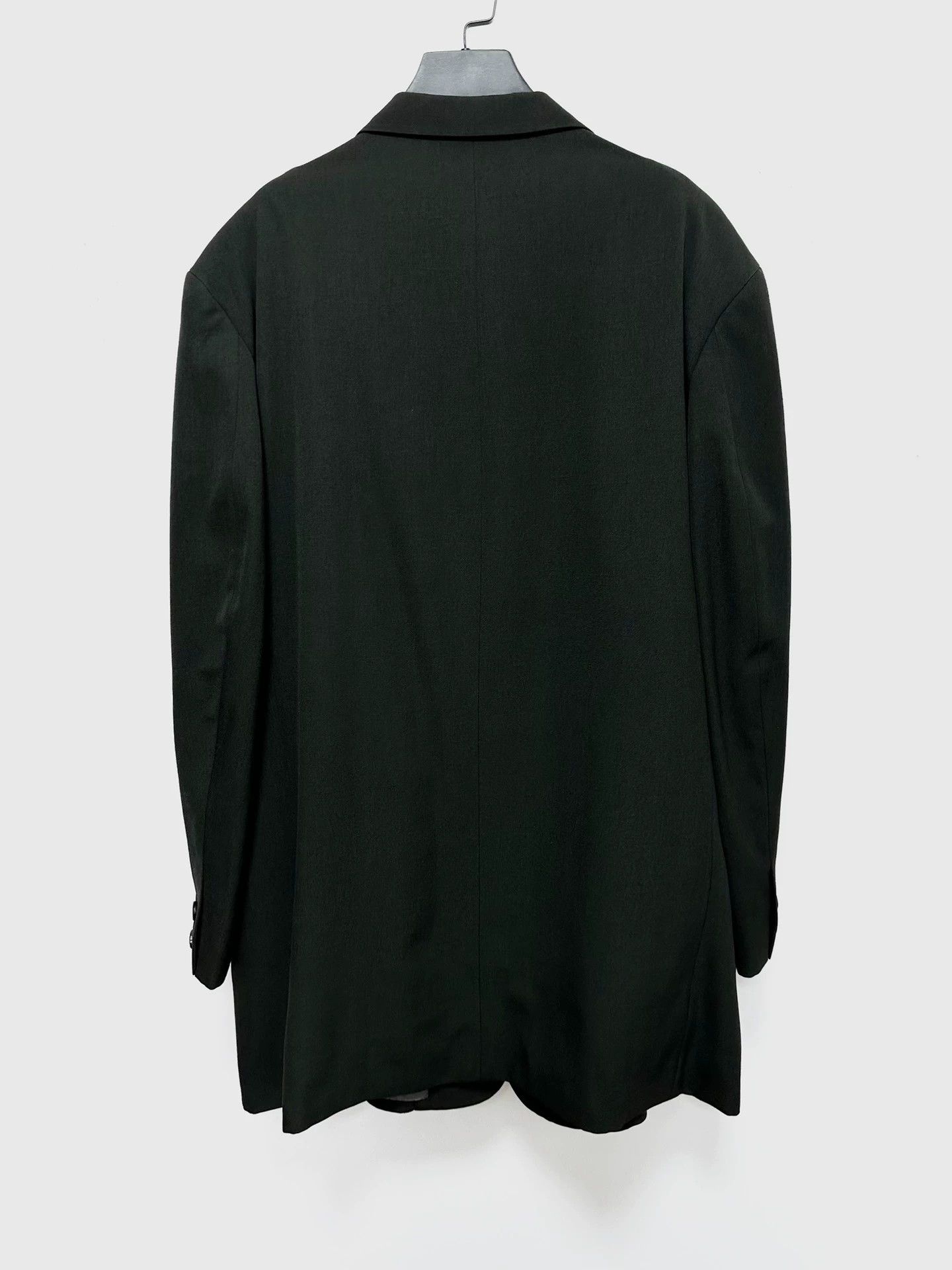 Yohji Yamamoto Yohji Yamamoto 92ss Deep Moss Green Wool Long Coat S Size US S / EU 44-46 / 1 - 2 Thumbnail