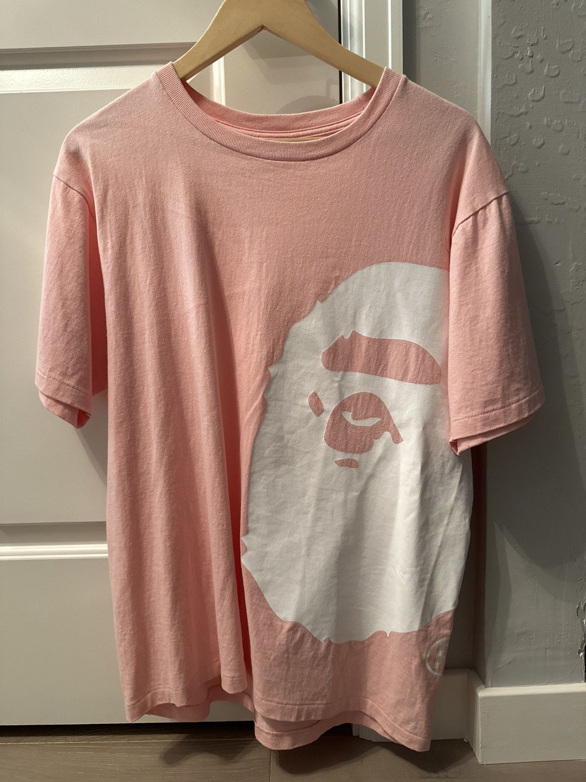 Bape Pink Bape Shirt Grailed