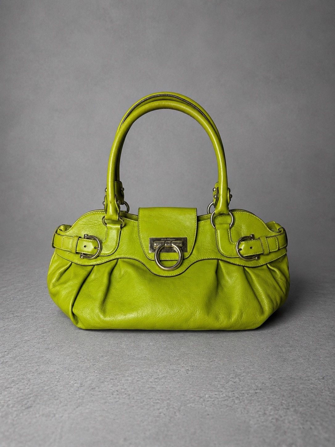 SALVATORE FERRAGAMO VINTAGE LEATHER BAG