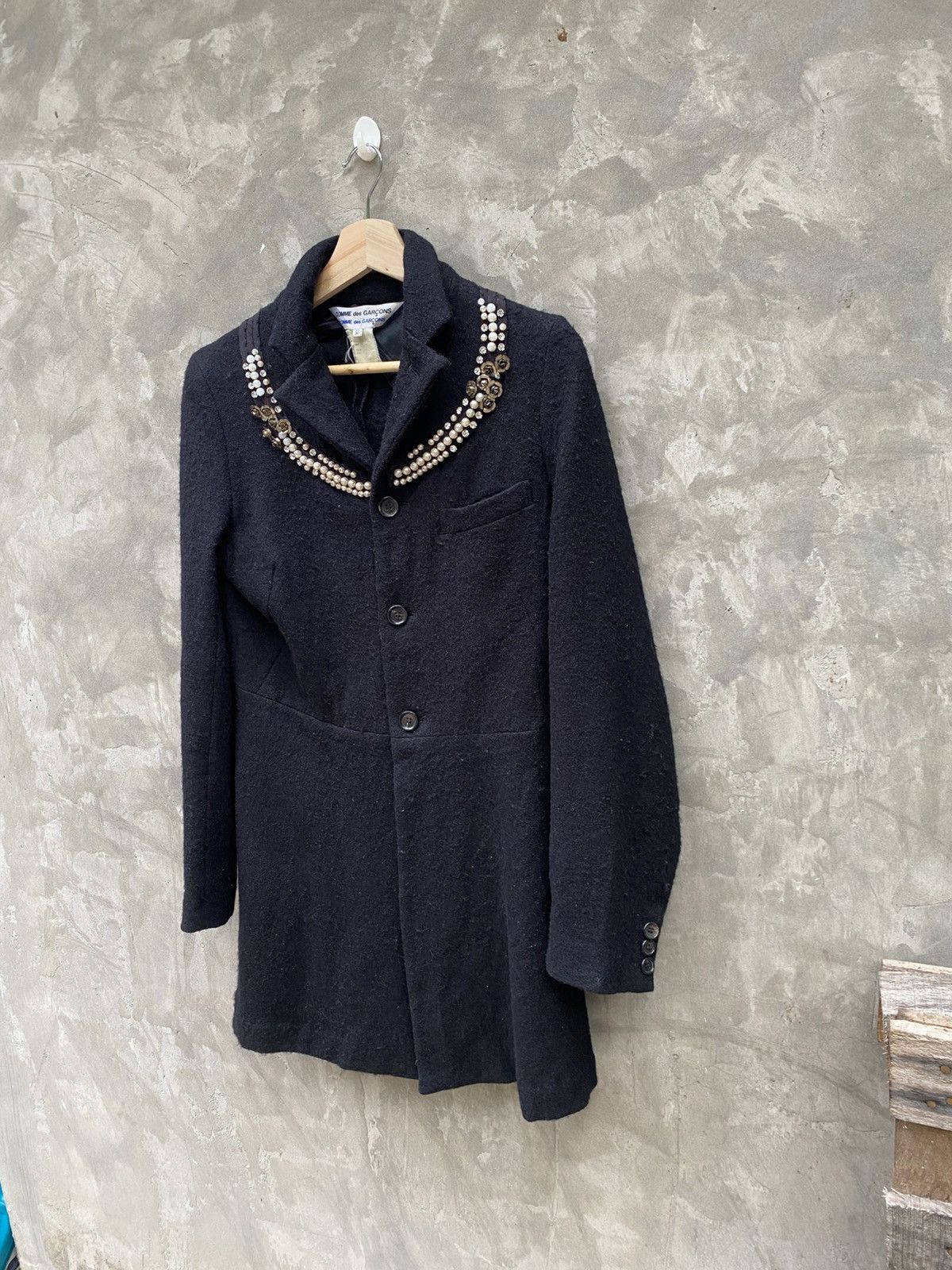 Comme des Garcons Comme Des Garcons W8J001 Wool Jacket Size S / US 4 / IT 40 - 8 Thumbnail