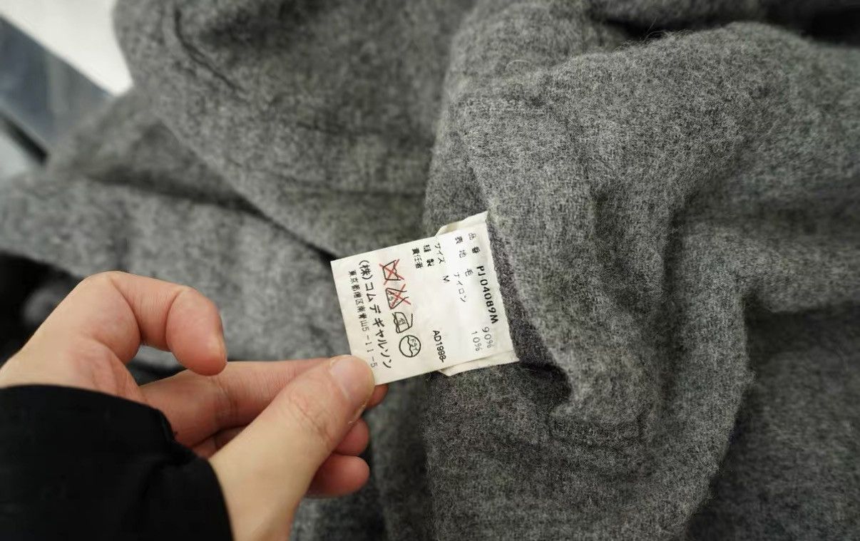 Comme des Garcons Comme des Garçons CDG Wool Artisanal Mid-Length Coat Size US M / EU 48-50 / 2 - 7 Thumbnail
