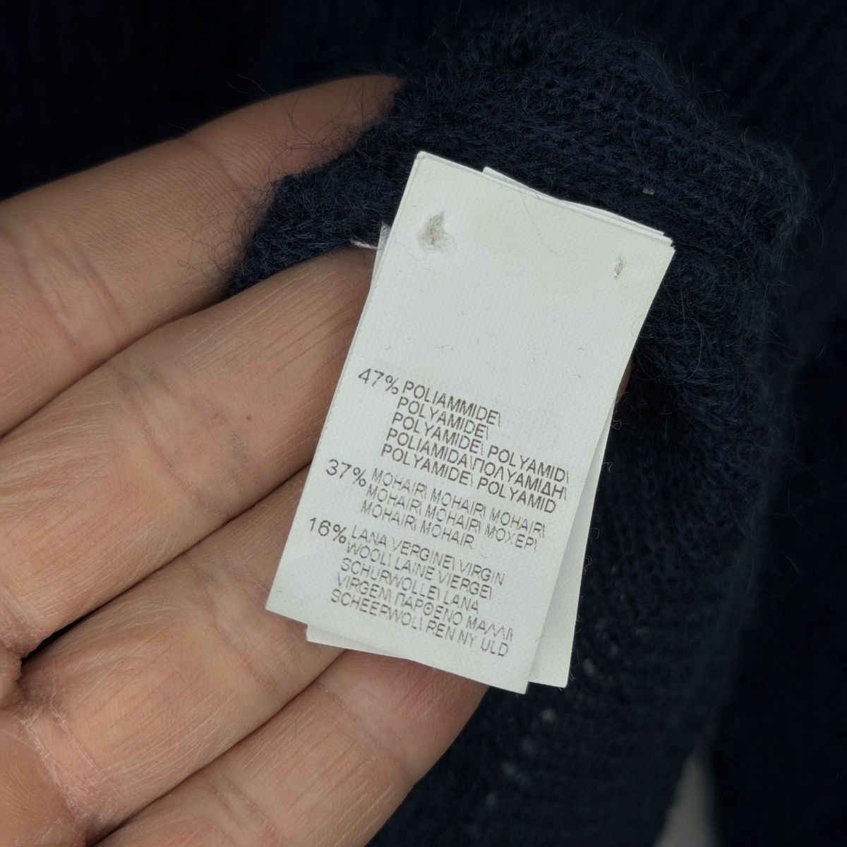 Brunello Cucinelli Brunello Cucinelli Cashmere V-Neck Sweater Size M Navy Size M / US 6-8 / IT 42-44 - 6 Thumbnail